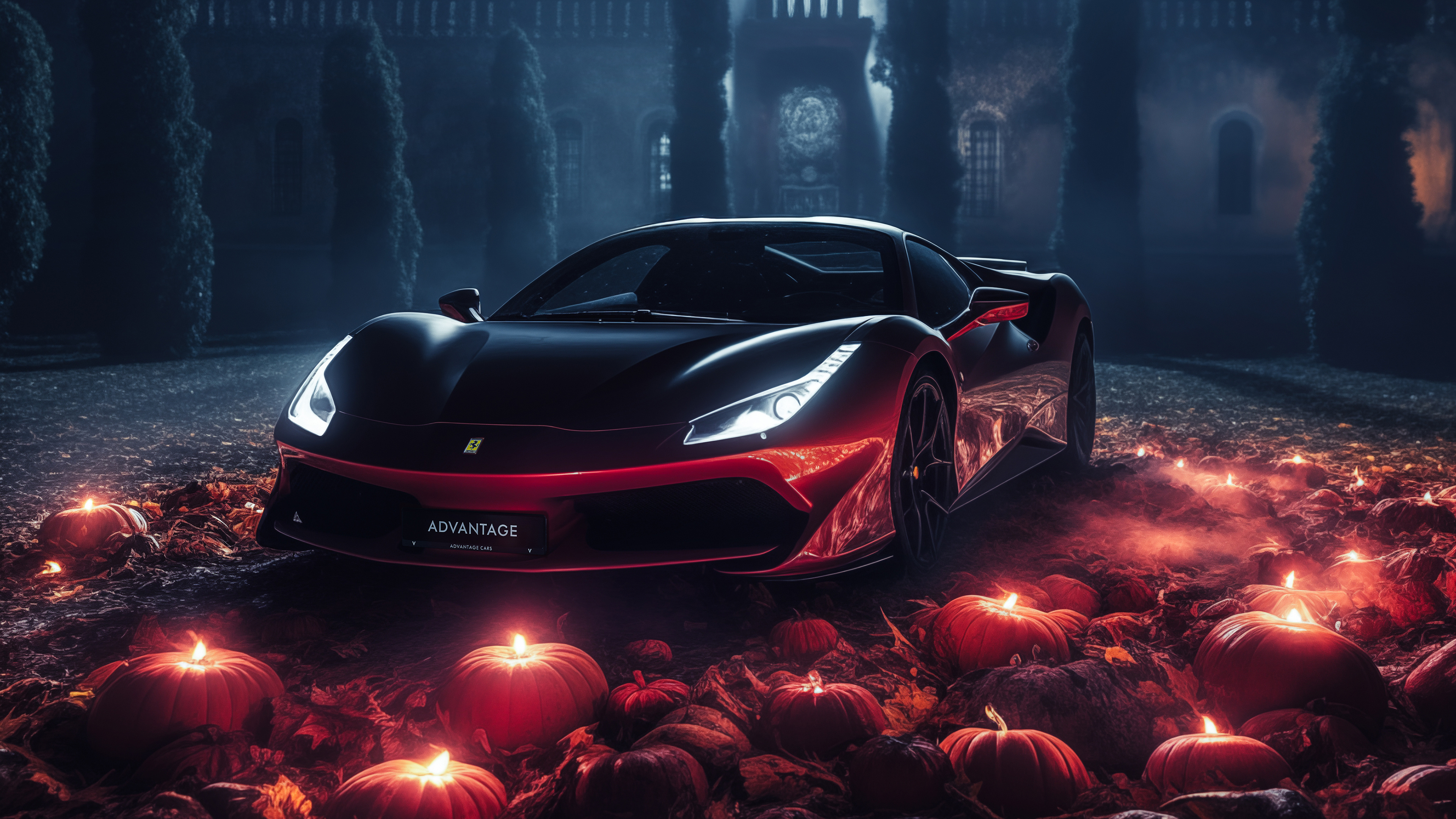 Halloween, Cool Cars Wallpaper, 3840x2160 4K Desktop