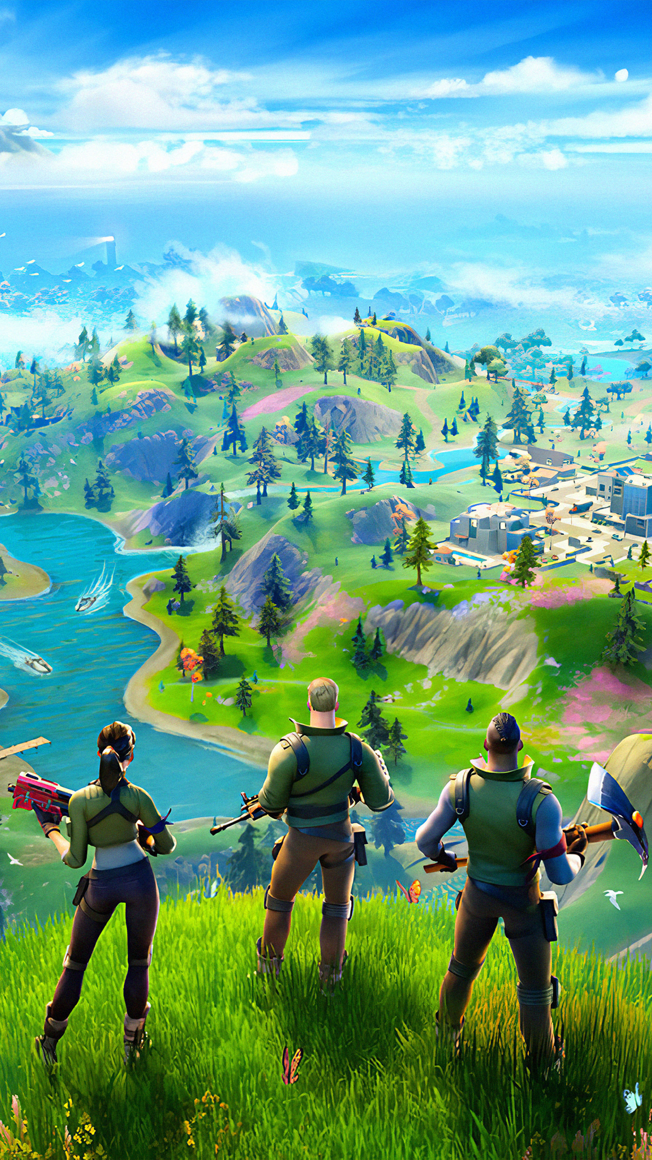 Fortnite 2, Battle Royale game, Virtual battleground, Gaming wallpapers, 2160x3840 4K Phone