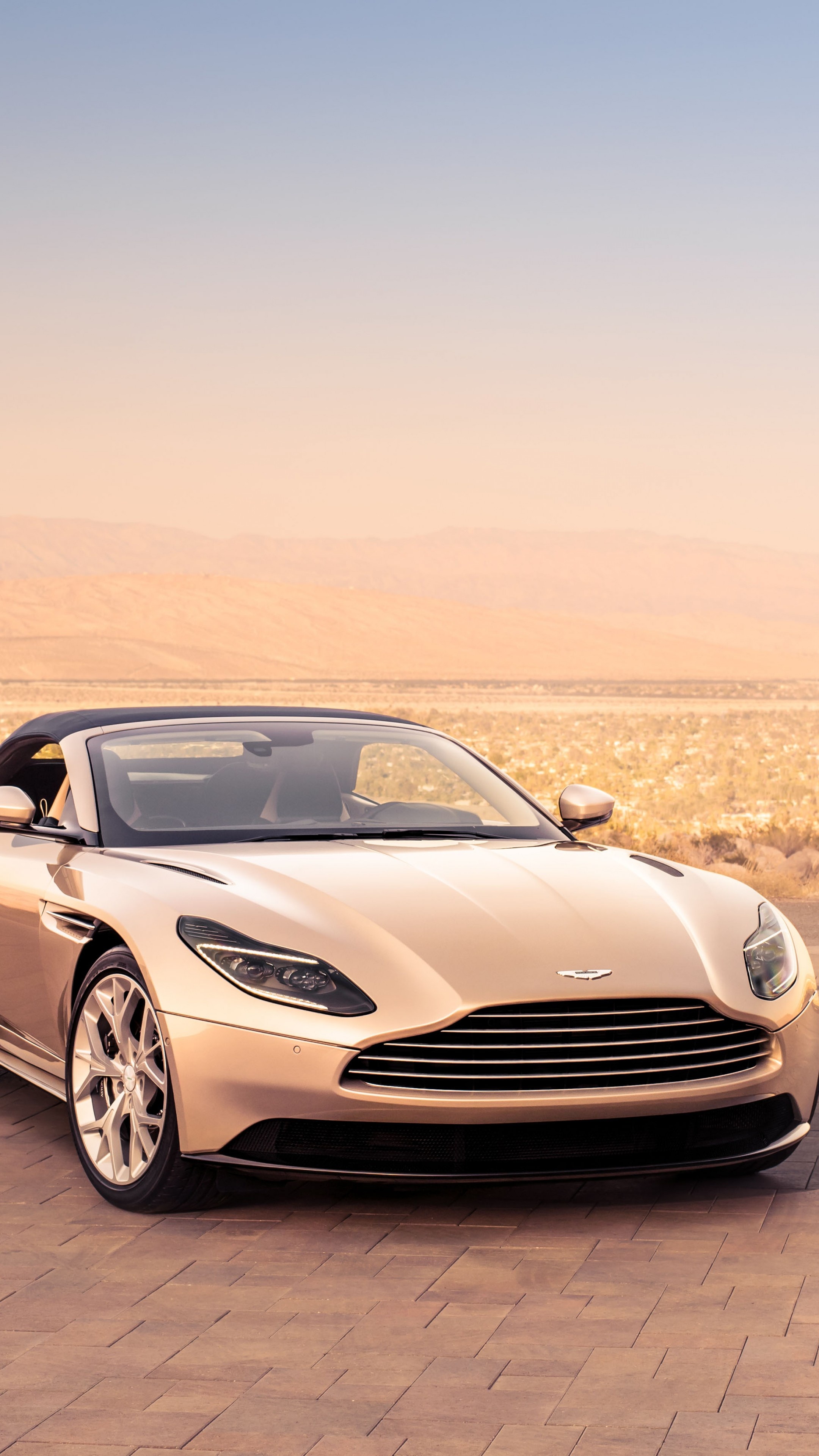 Aston Martin DB11, Volante model, 2018 edition, Stunning 5K wallpaper, 2160x3840 4K Phone