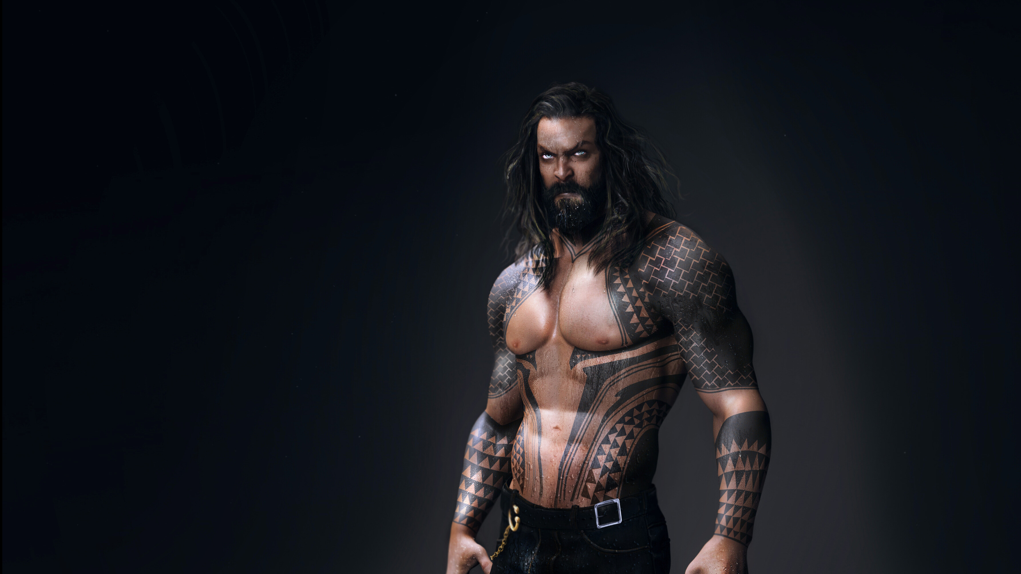 Jason Momoa, Celebrities, Aquaman, HD Movies, 3570x2010 HD Desktop