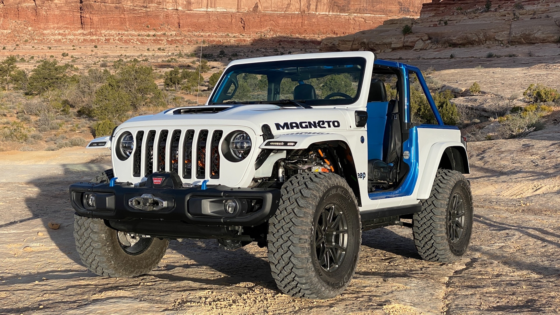 Jeep Magneto, Wrangler concept, Electric drive, 1920x1080 Full HD Desktop