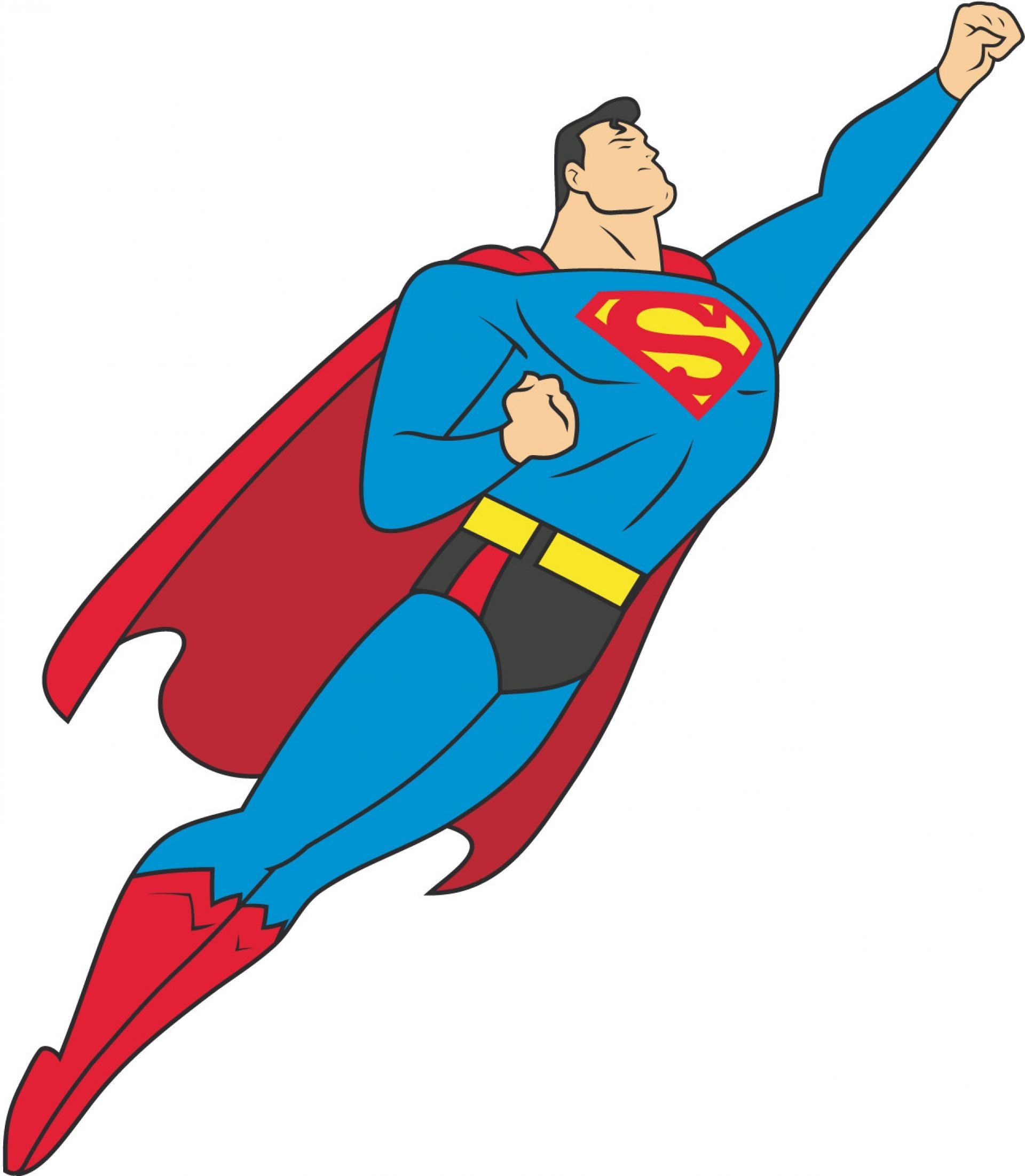 Superman, Superman S-shield logo, Flying superhero illustration, HD Phone wallpaper
