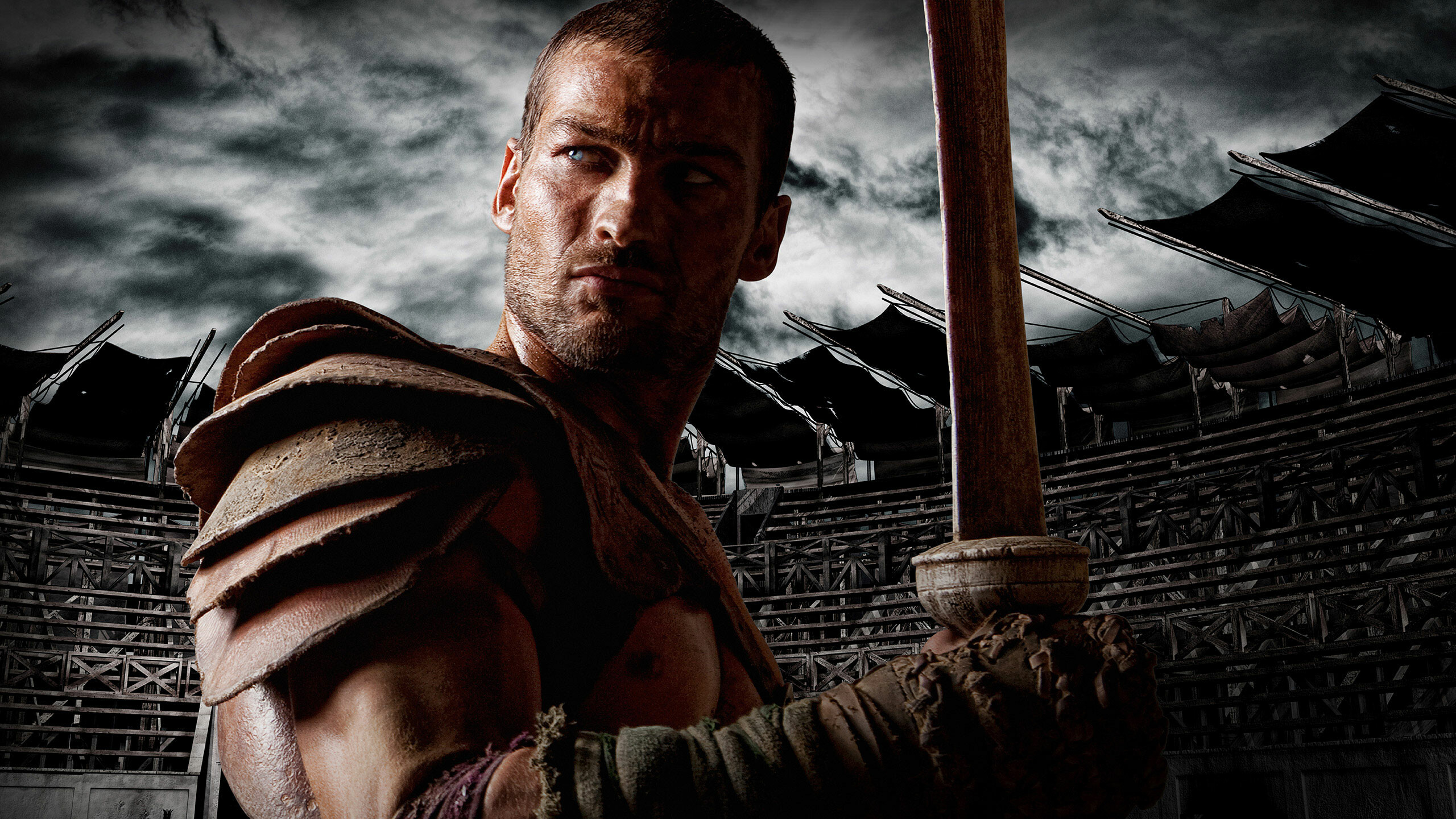 Gladiator's Arena, Spartacus: Blood and Sand Wallpaper, 2560x1440 HD Desktop