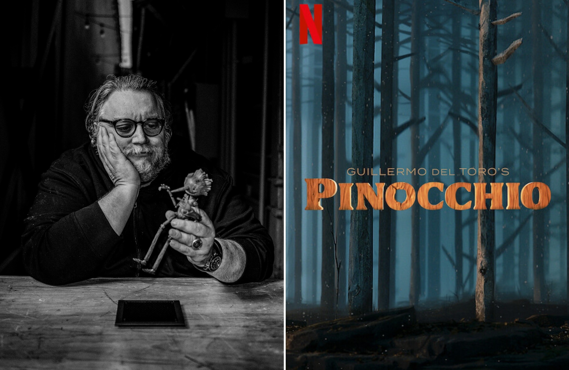 First look, Del Toro's Pinocchio, Netflix release, Animated film, 2380x1550 HD Desktop