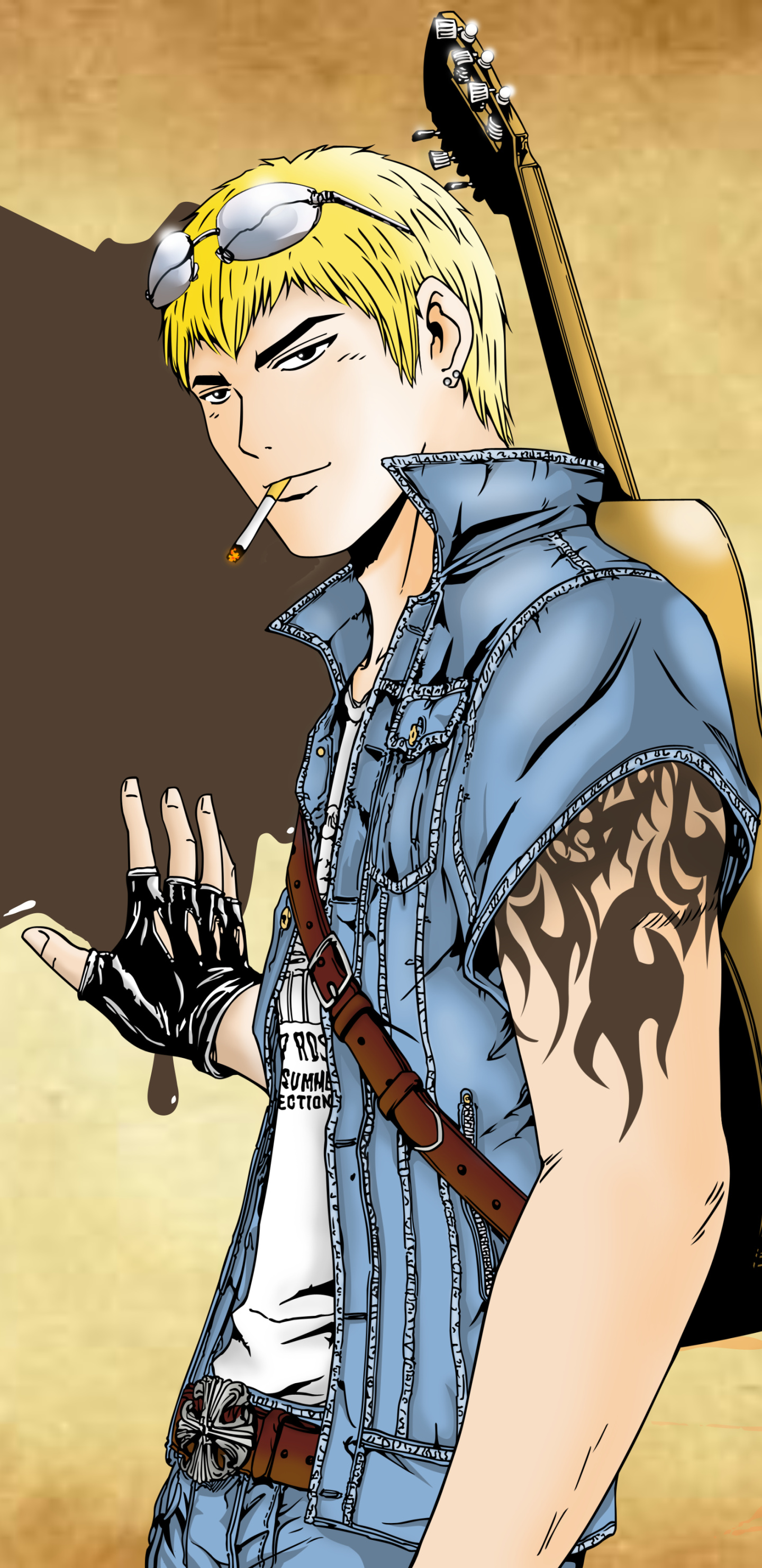 Great Teacher Onizuka, Iconic backgrounds, Unforgettable anime, Memorable moments, 1440x2960 HD Phone