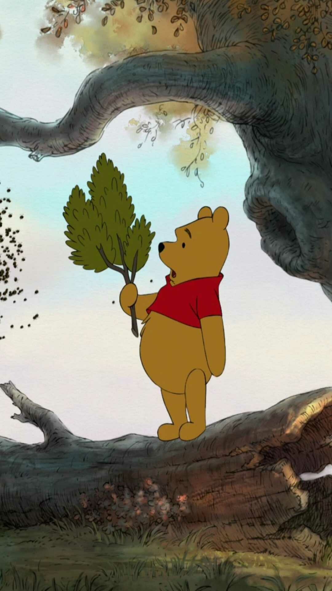 The Many Adventures of Winnie the Pooh animation, Vobss' Pooh wallpaper, Cute and delightful, 1080x1920 Full HD Phone