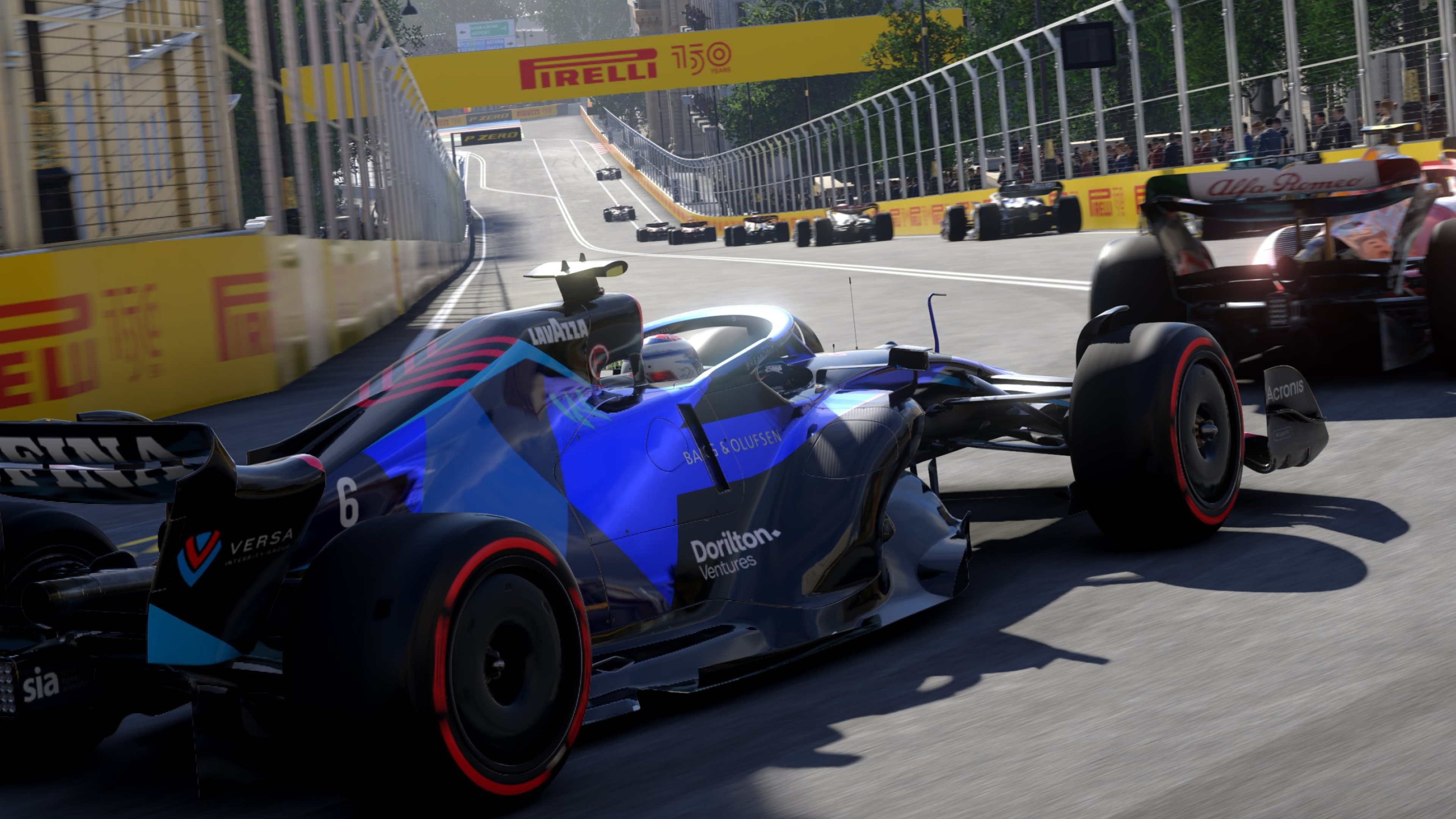 Williams FW44 F1 car, Baku City Circuit, Alfa Romeo C42, 4K Desktop wallpaper