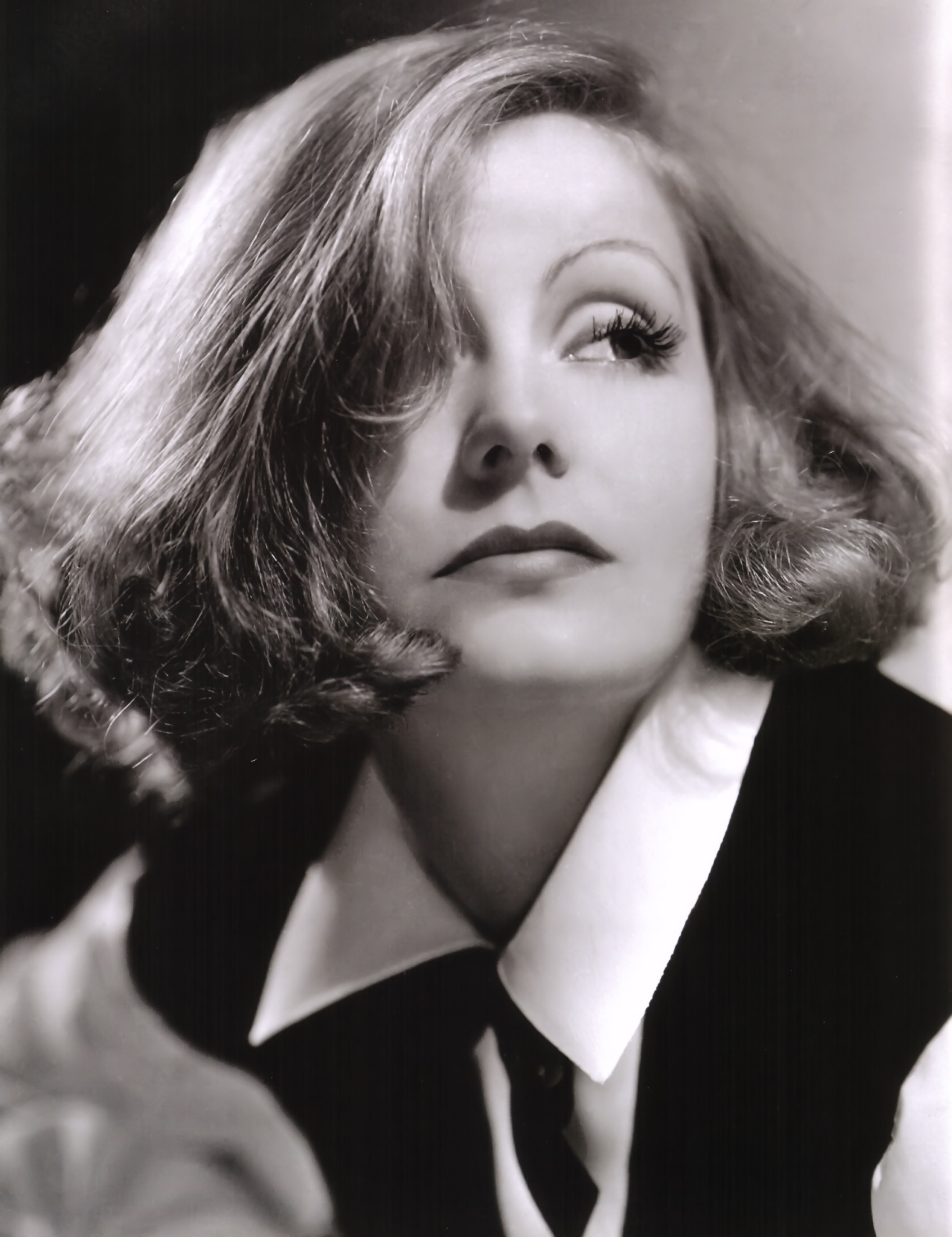 Greta Garbo, Actress Monochrome, 1700x2200 HD Phone