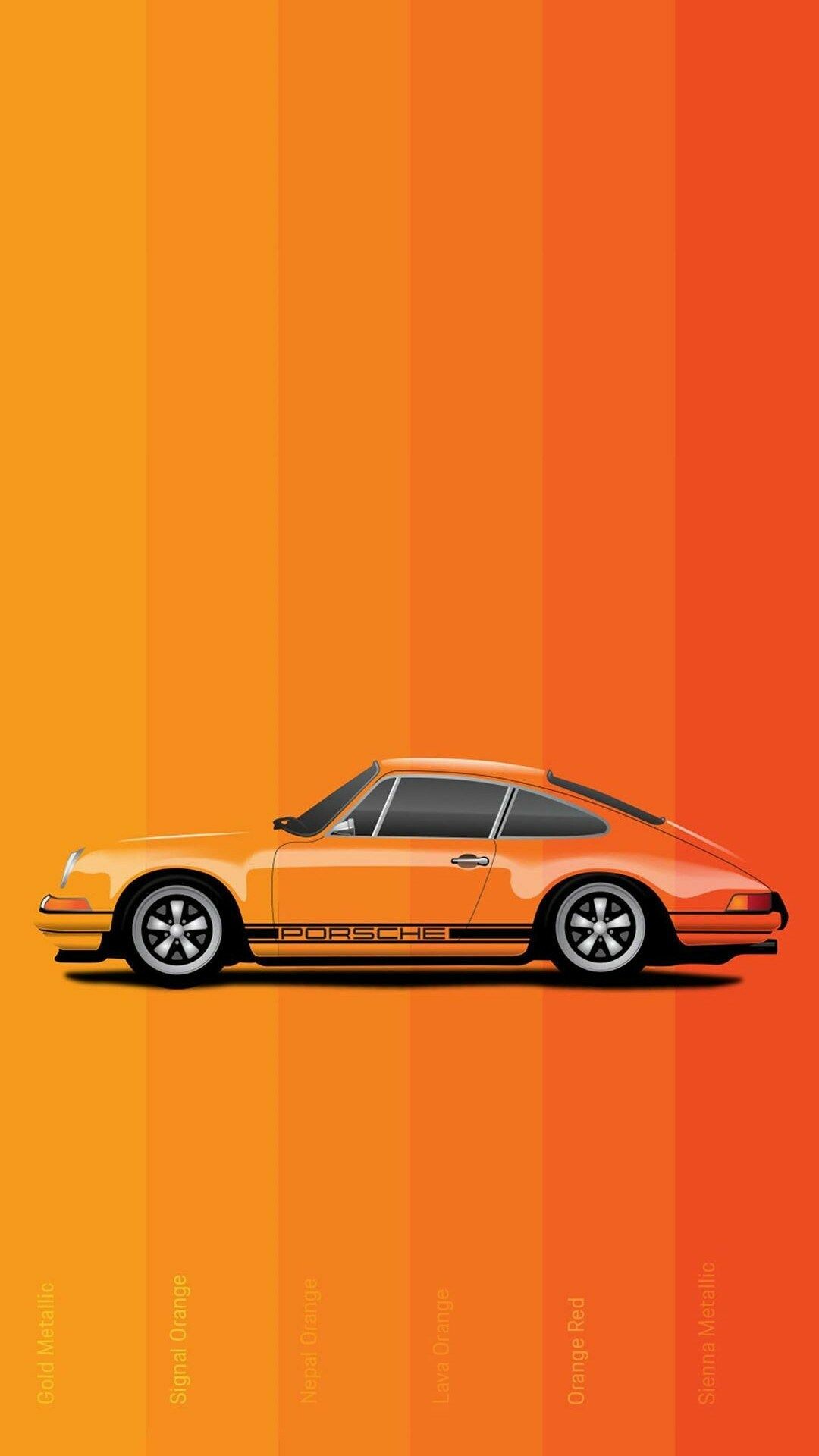 Porsche 911, High-resolution, Minimalistic design, Car, 1080x1920 Full HD Phone