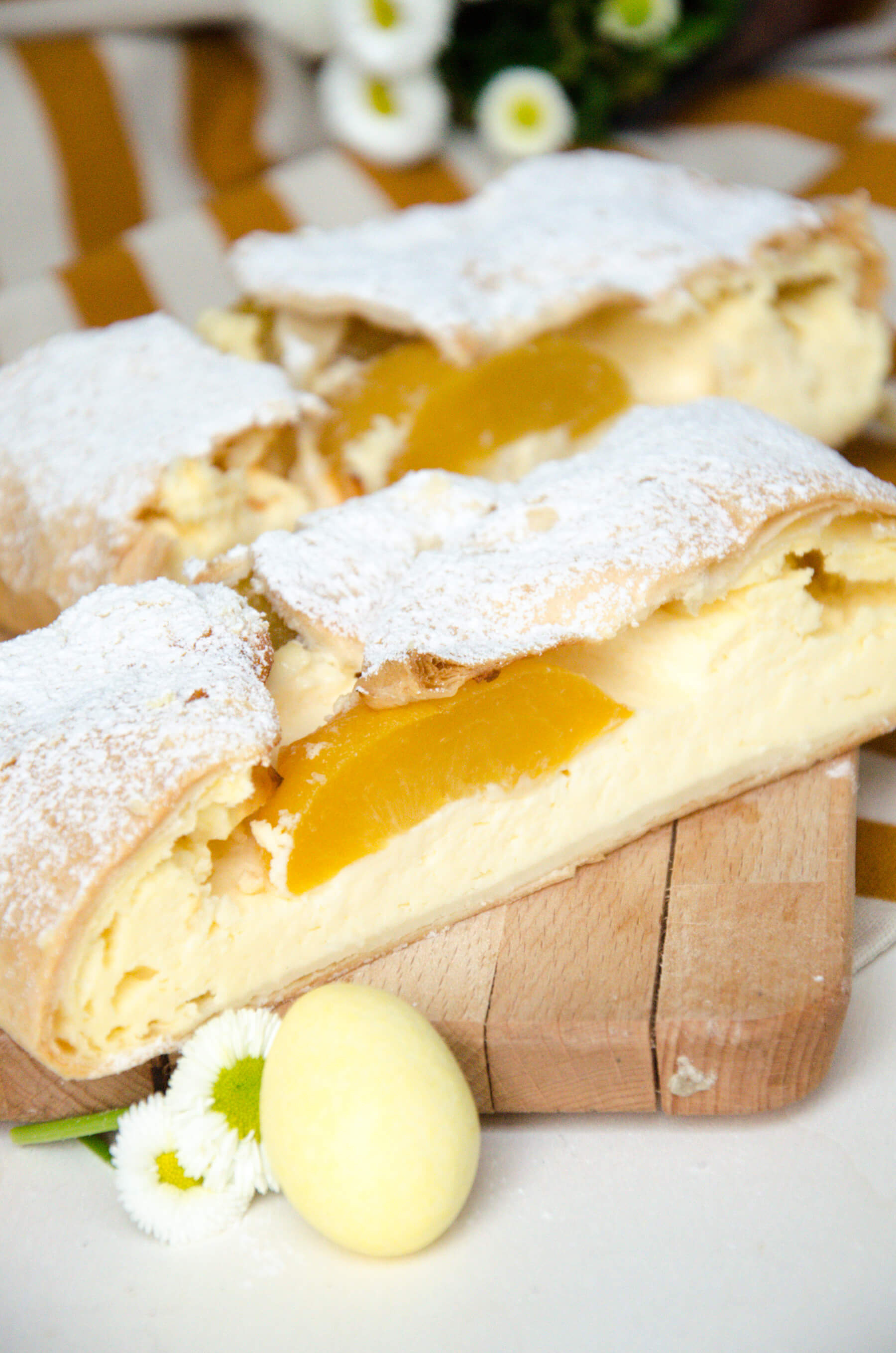 Strudel Food, Kokos Pfirsich Strudel, Baking Barbarine, 1800x2720 HD Phone