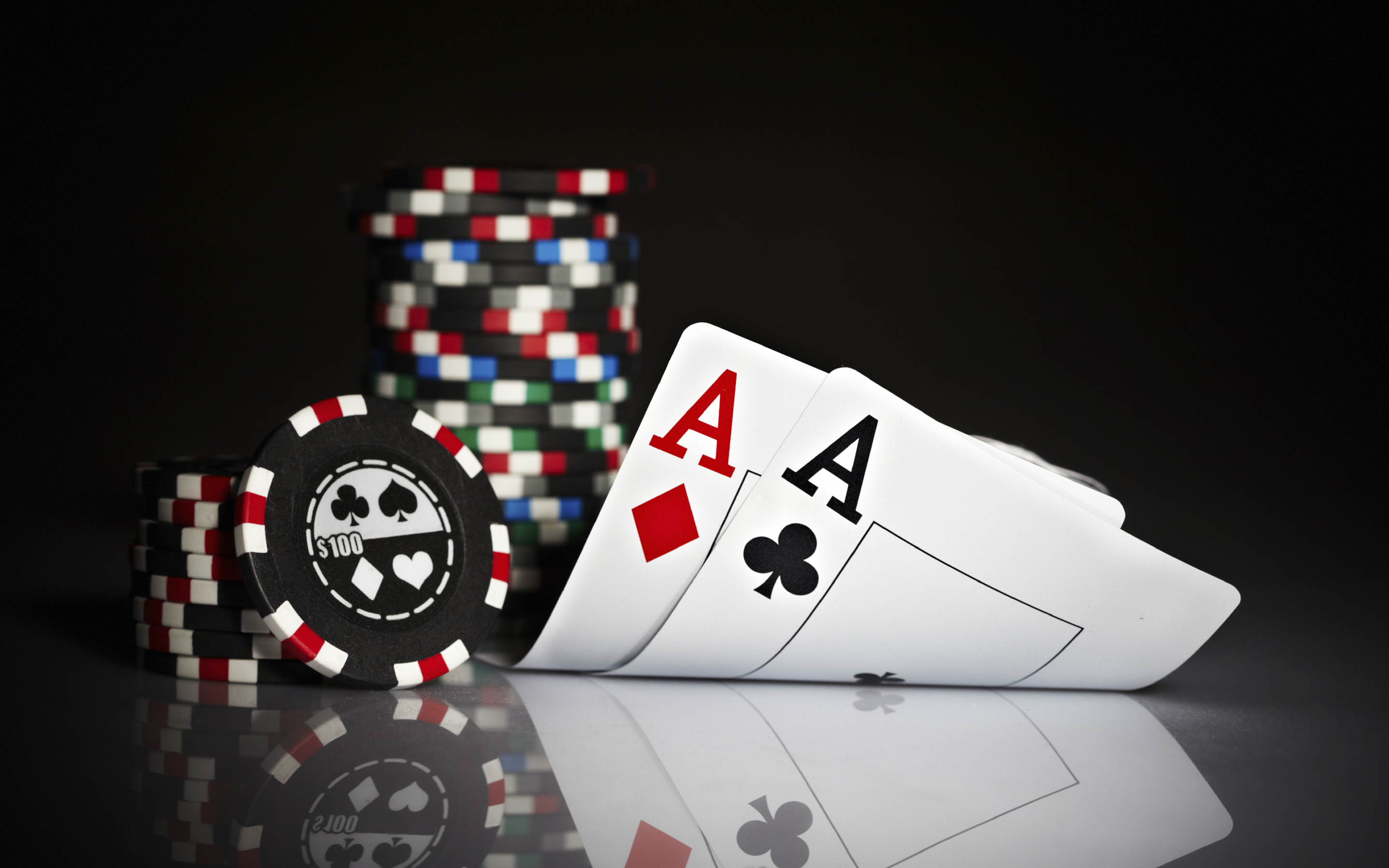 Pocket aces, Poker Wallpaper, 2880x1800 HD Desktop