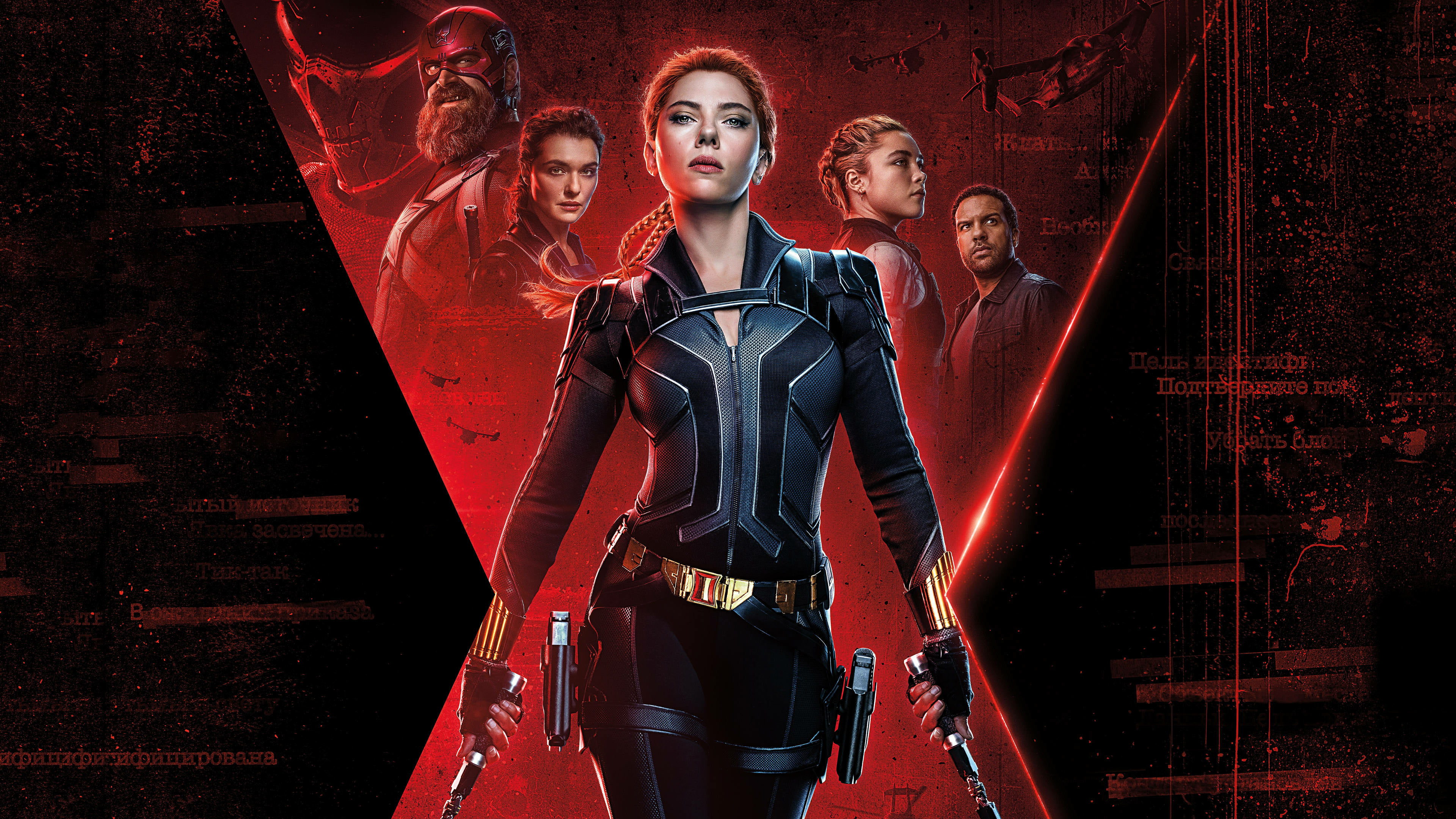 Black Widow, Movie Poster Wallpaper, 3840x2160 4K Desktop