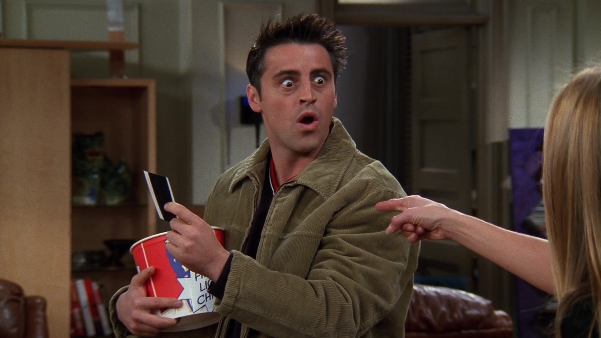 Joey Tribbiani, KFC bucket, Friends episode prop, Matt LeBlanc, 1920x1080 Full HD Desktop