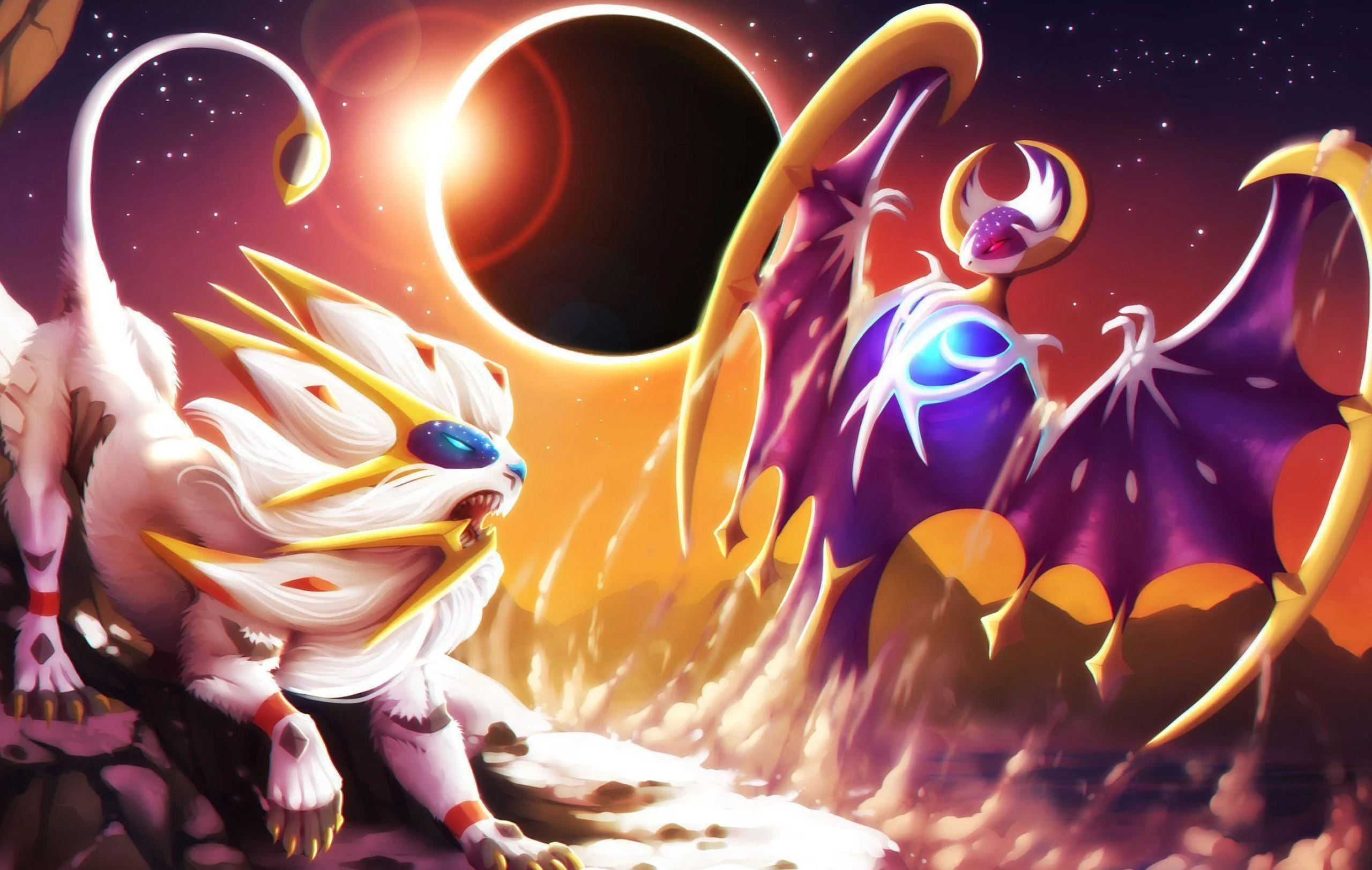 Solgaleo, Lunala wallpapers, Top free, Backgrounds, 2560x1630 HD Desktop