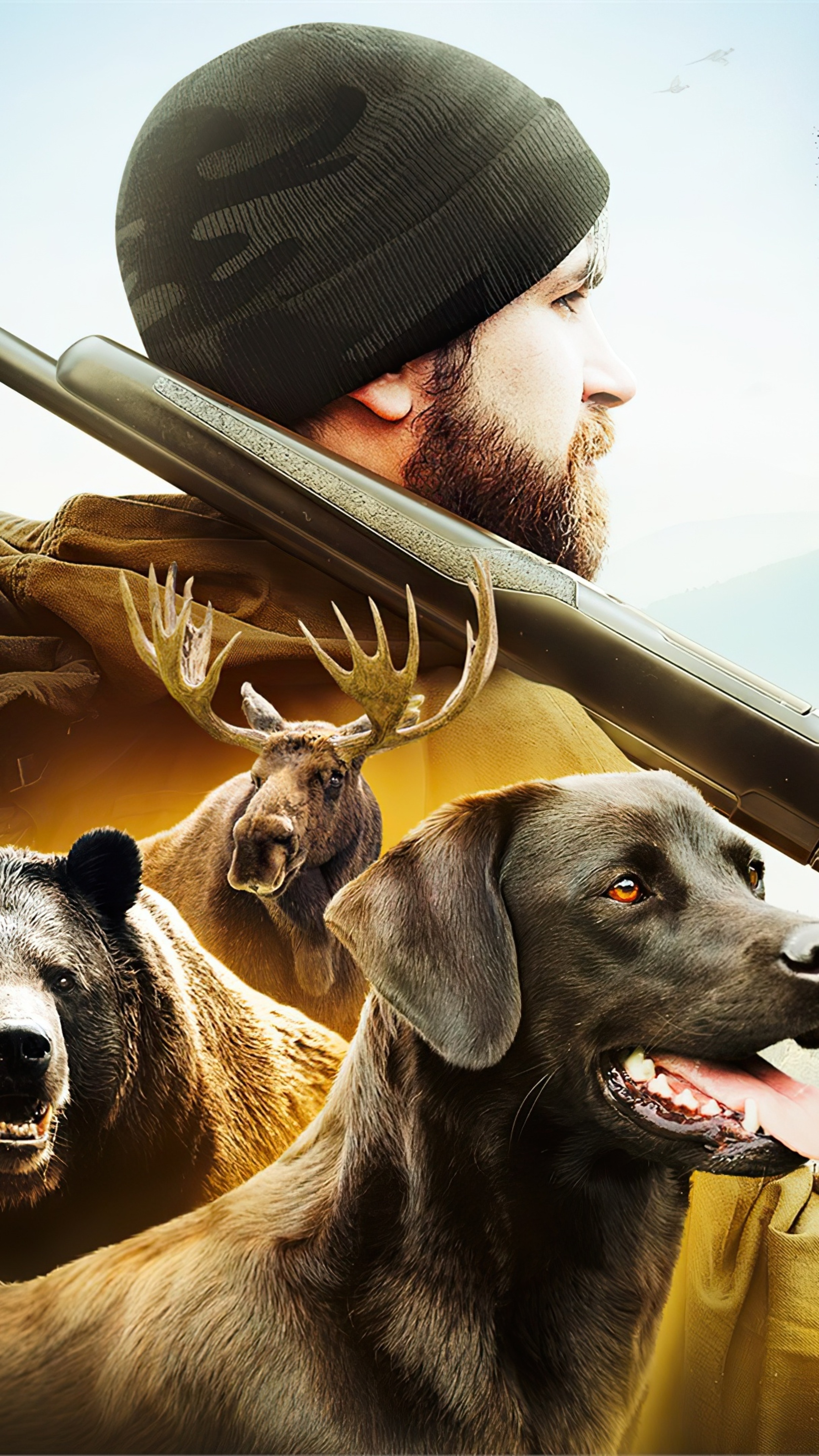 Hunting Simulator 2, Thrilling hunting experience, Majestic wildlife, Precision shooting, 2160x3840 4K Phone