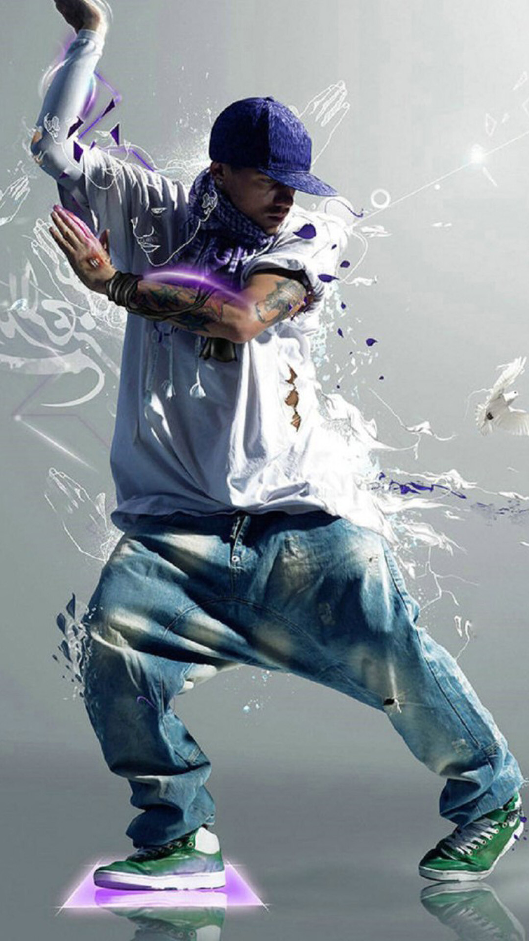 Street dancer, Dynamic movements, Energetic performances, Hip hop culture, 1080x1920 Full HD Phone