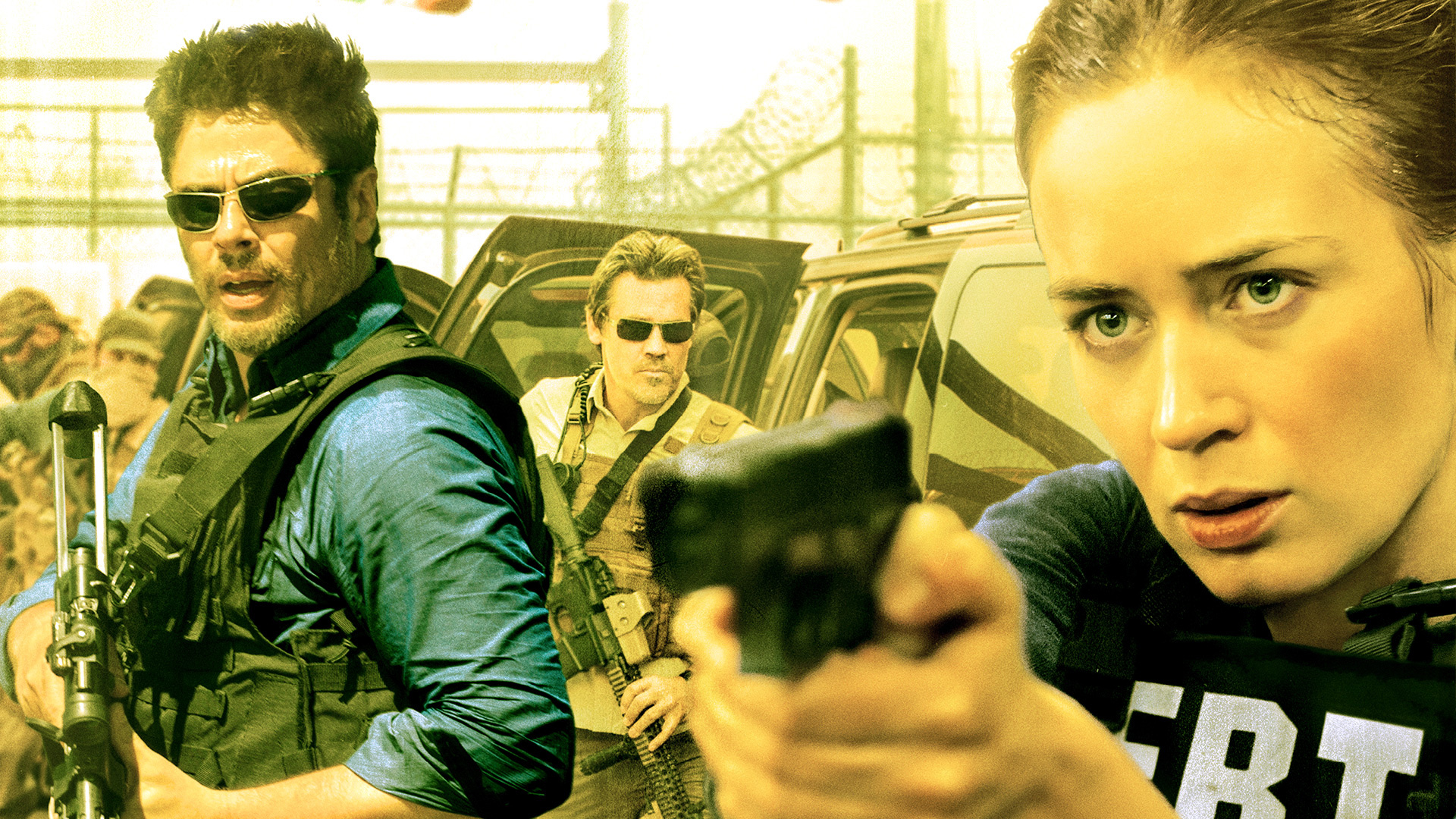 Emily Blunt, Josh Brolin, Benicio Del Toro, Impressive wallpaper, 1920x1080 Full HD Desktop