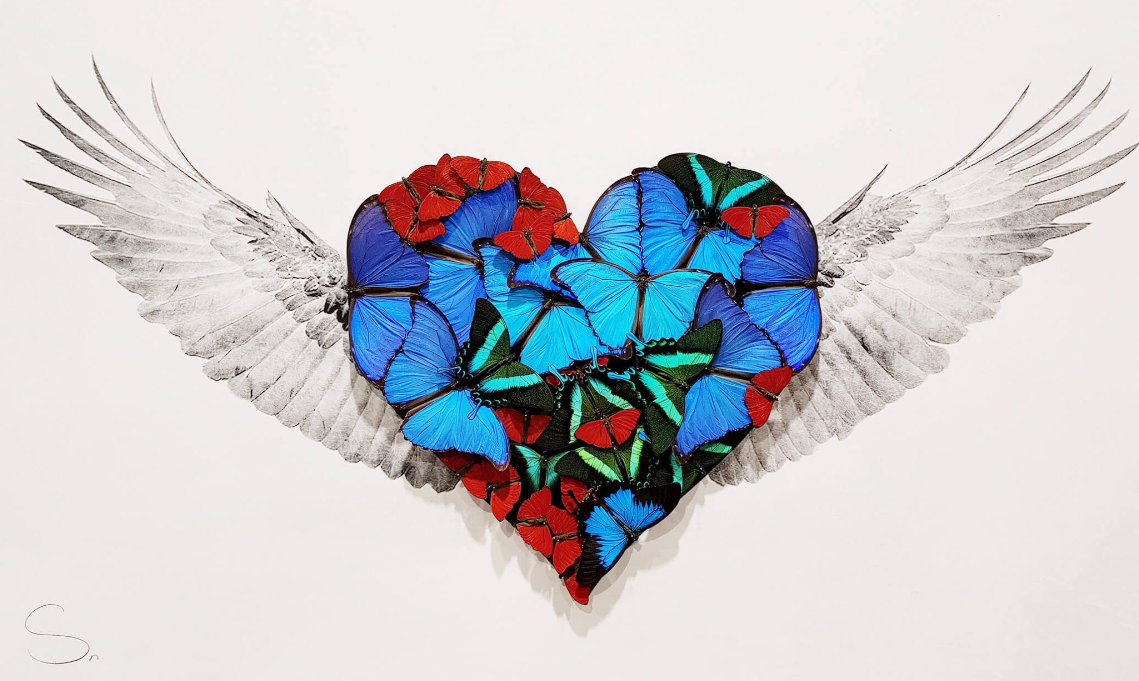Heart With Wings, True love symbol, Divine connection, Eternal bond, 2290x1370 HD Desktop