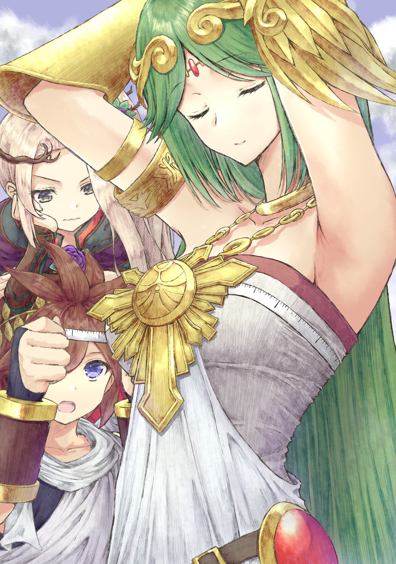 Kid Icarus image, Anime-inspired artwork, Memorable scenes, Fan appreciation, 1350x1920 HD Phone