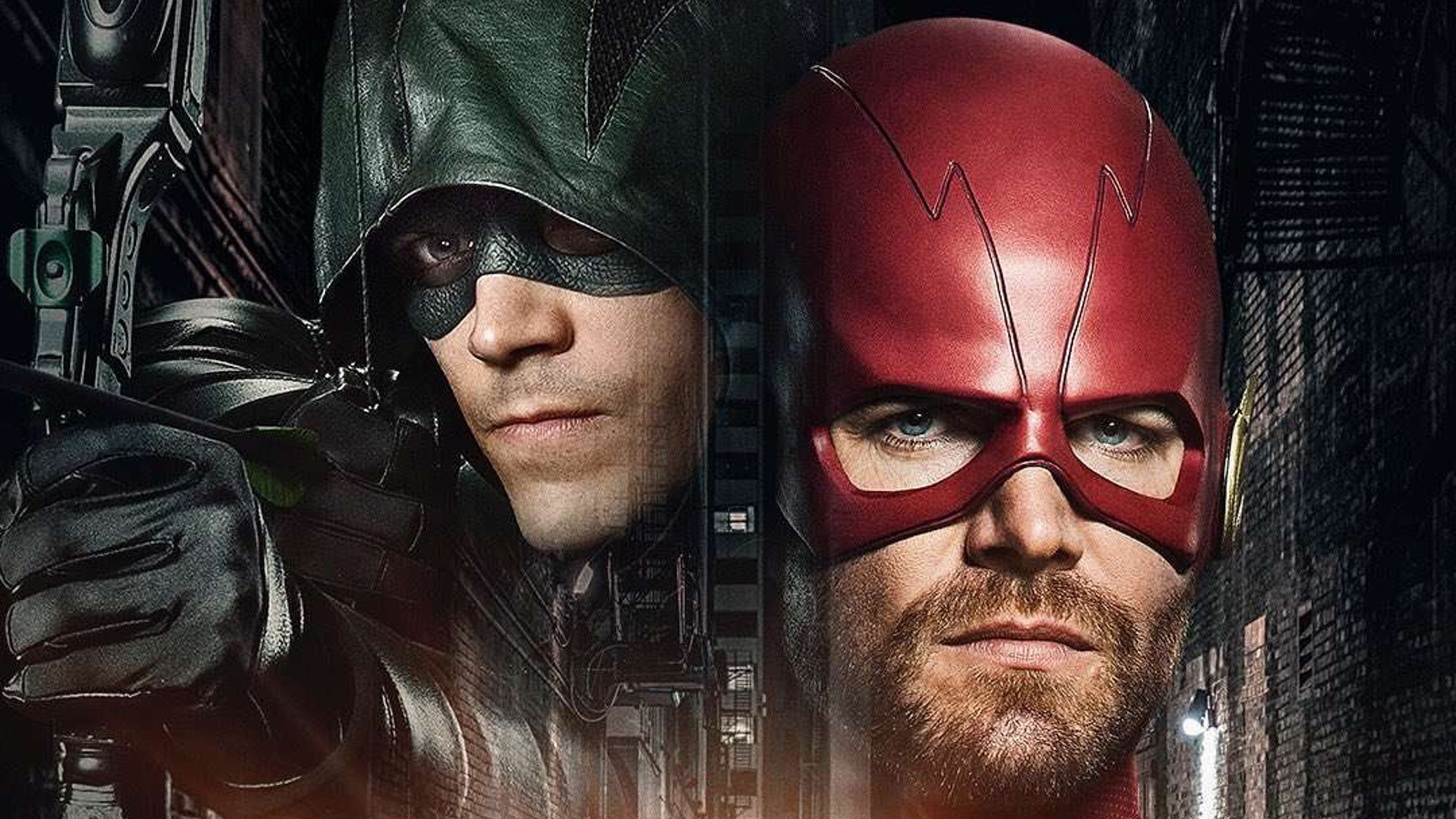 Green Arrow, The Flash, Comic superheroes, Dynamic partnership, 1920x1080 Full HD Desktop