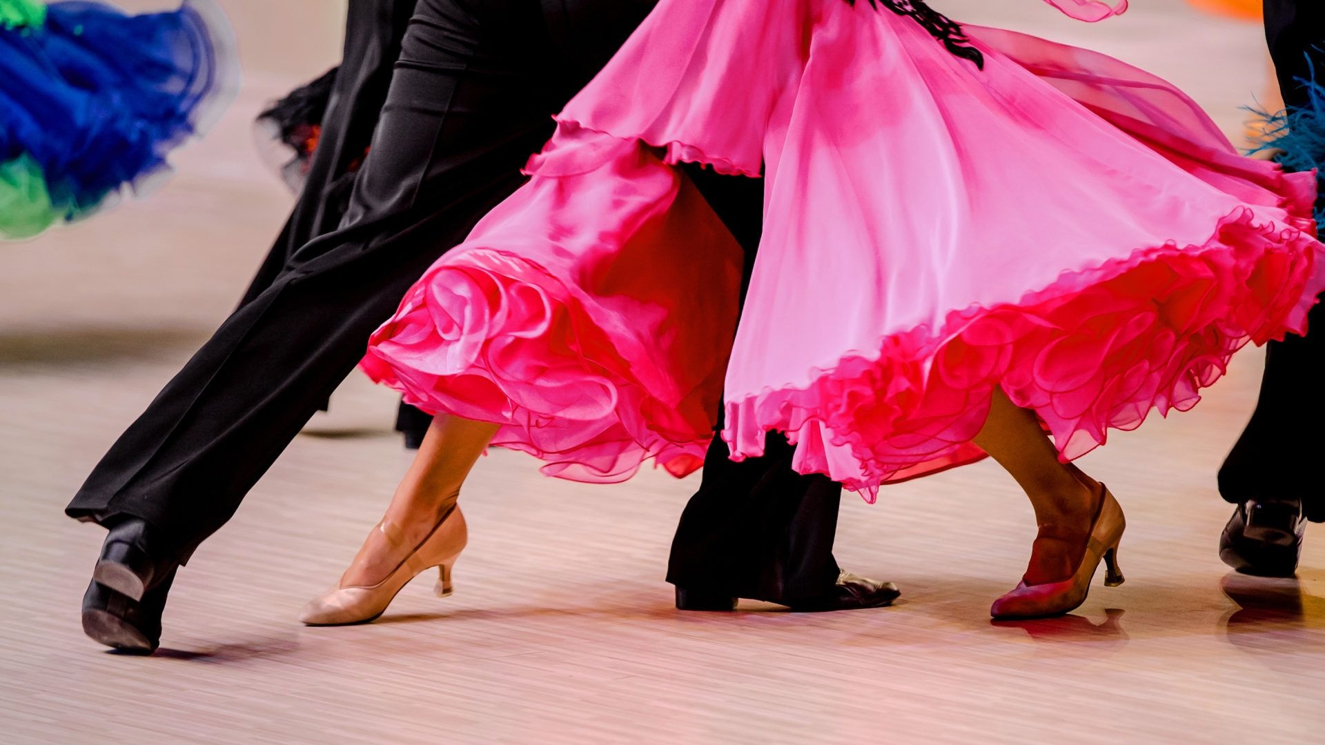 Ballroom dancers wallpapers, Dynamic poses, Passionate expressions, Dance partnerships, 1920x1080 Full HD Desktop