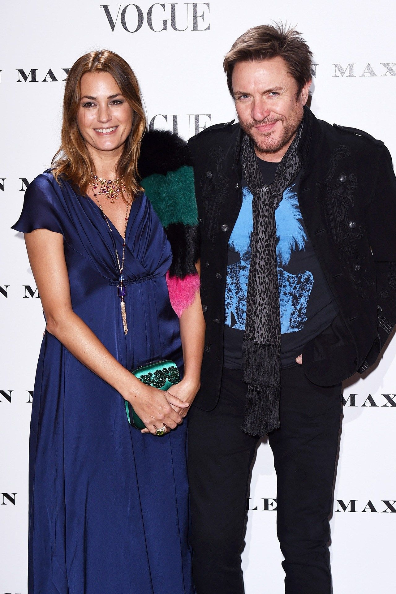 Simon Le Bon, Vogue 100 opening party, Yasmin Le Bon, Musician, 1280x1920 HD Phone