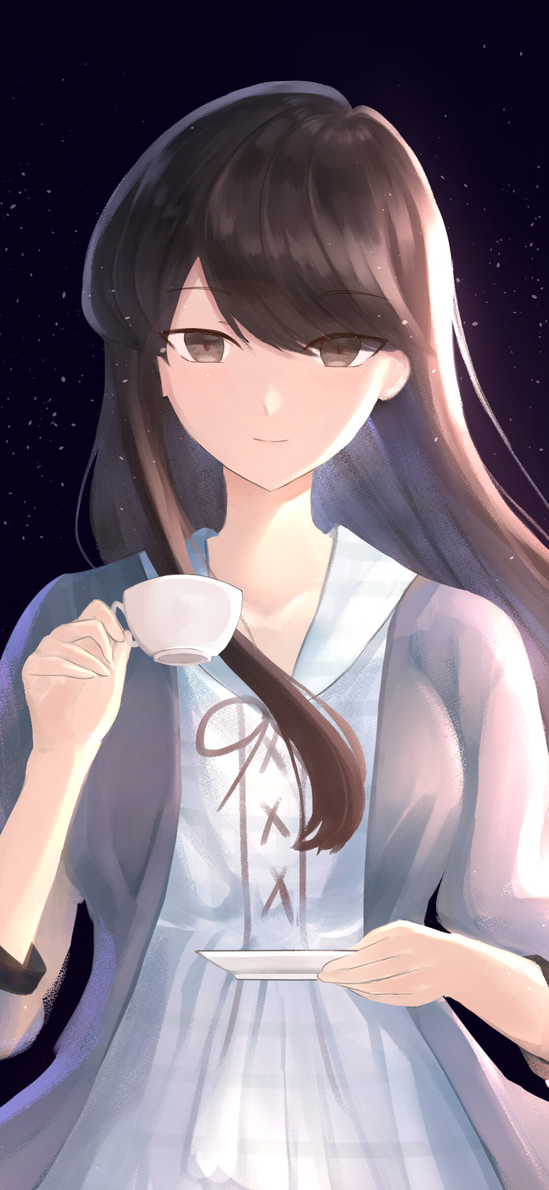 Komi Can't Communicate, Anime characters, Communication difficulties, Heartwarming story, 1080x2340 HD Phone