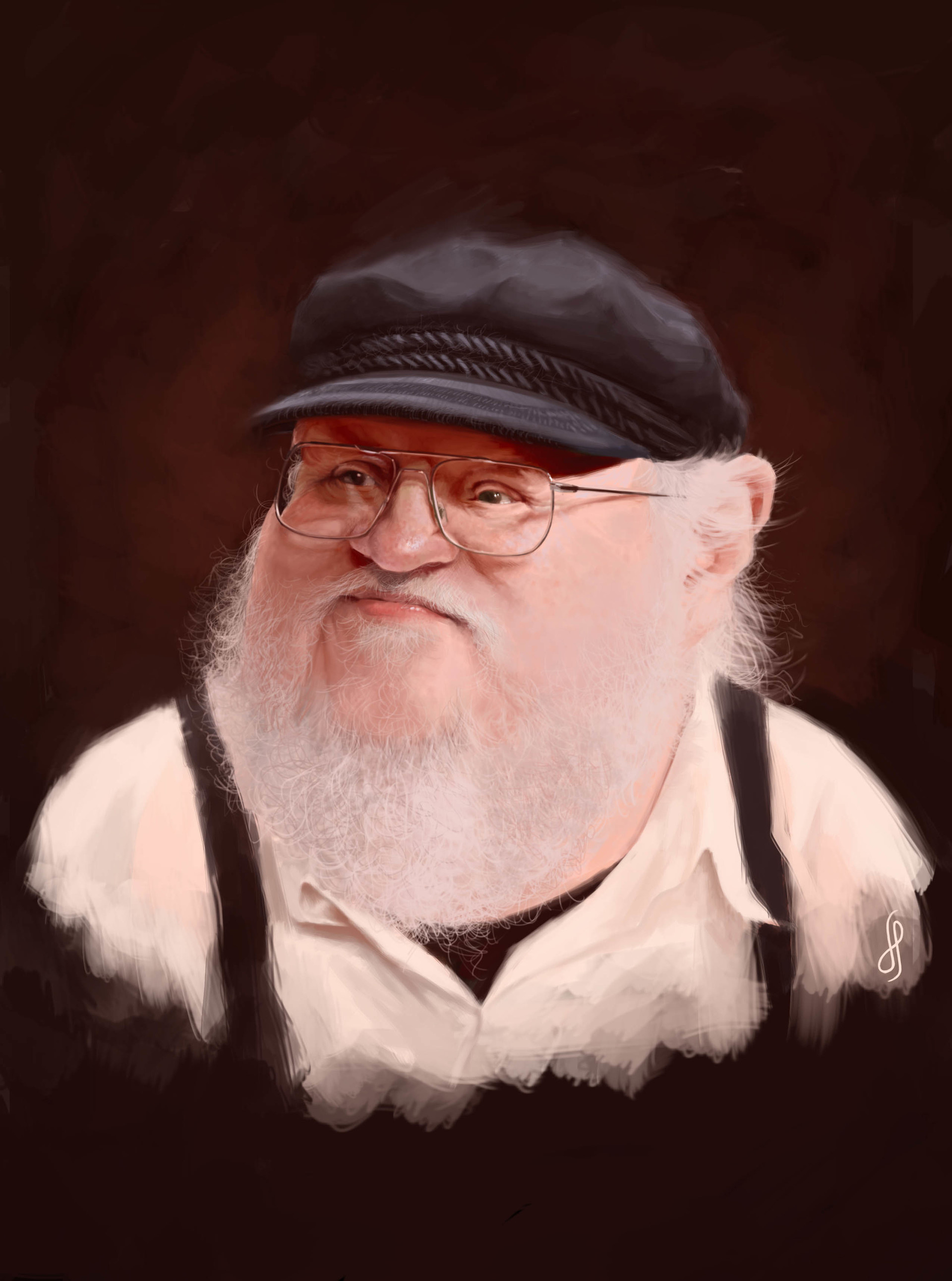 George R. R. Martin, ArtStation, George R. R. Martin, 1920x2590 HD Phone
