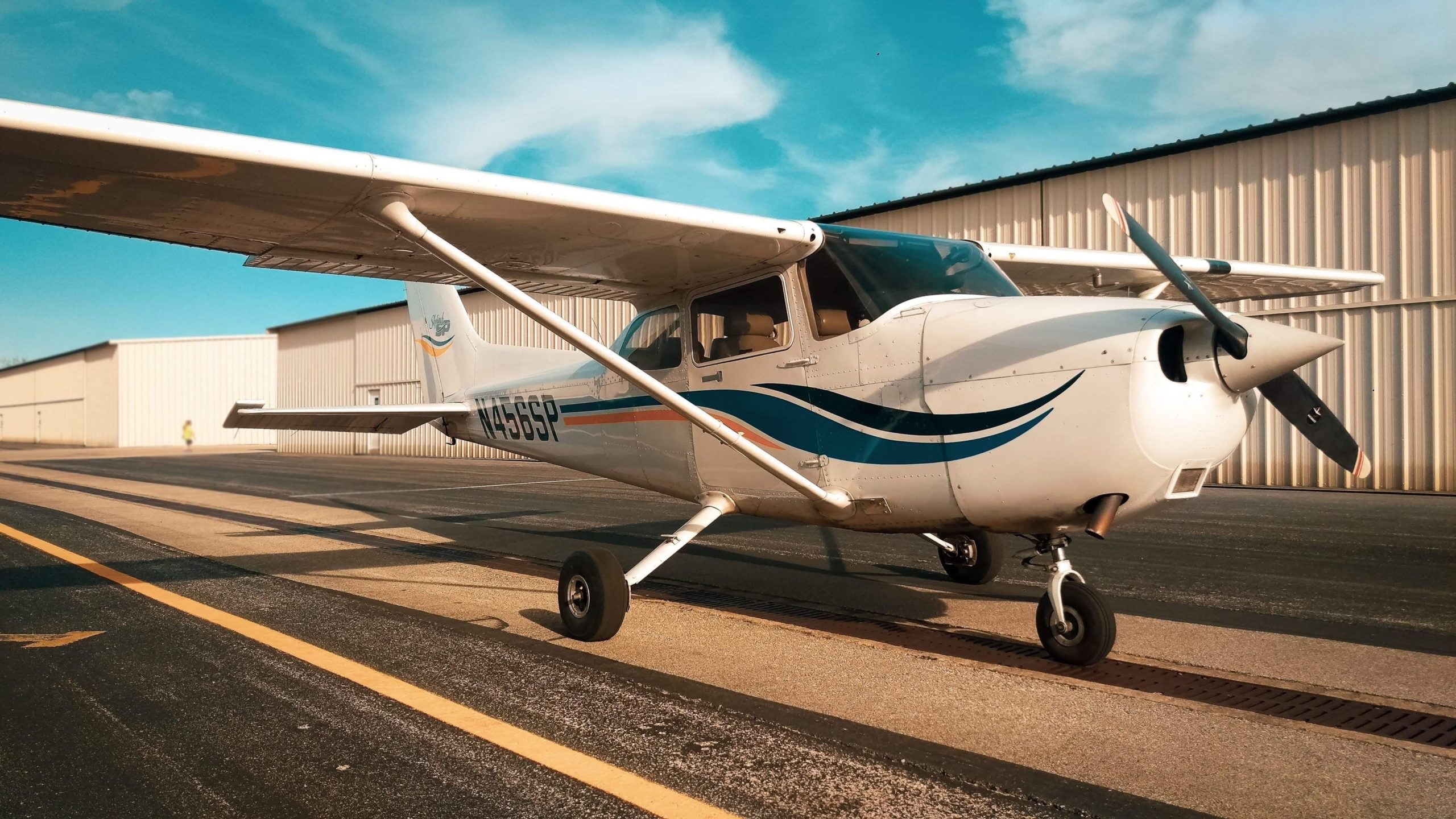 Cessna 172 Travel, Airplane fleet, World travel, Cessna aircraft, 2560x1440 HD Desktop