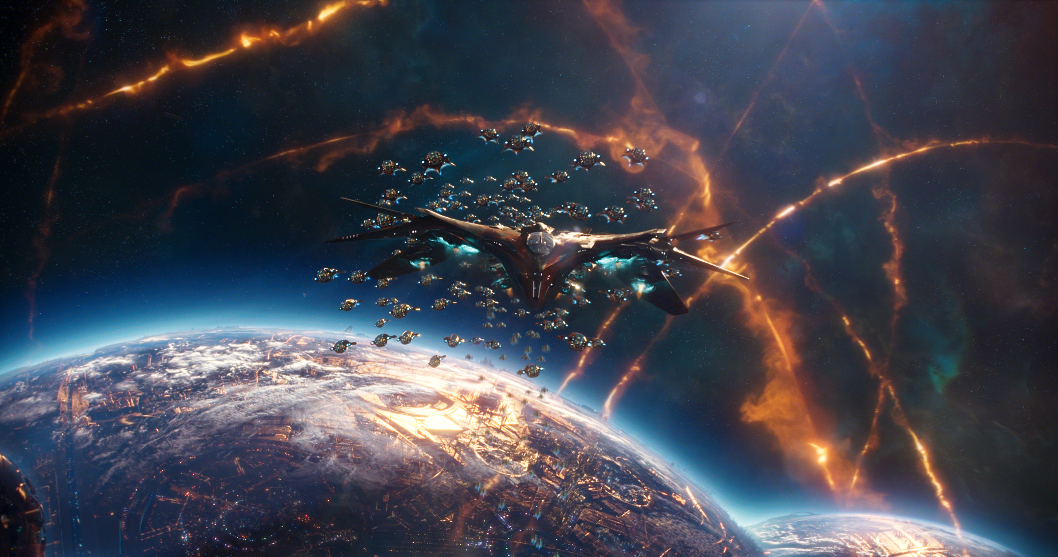 Guardians of the Galaxy Vol. 2, Spaceship wallpapers, Action-packed adventure, Misfit heroes, 2160x1140 HD Desktop