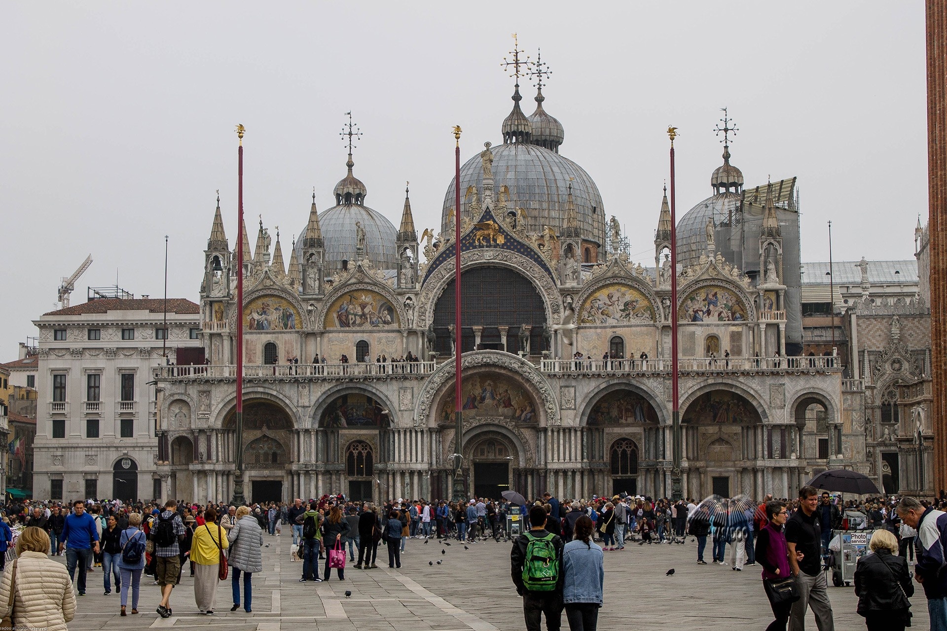 St. Mark's Basilica, View of basilica, Venice Italy, Kasadoo, 1920x1280 HD Desktop