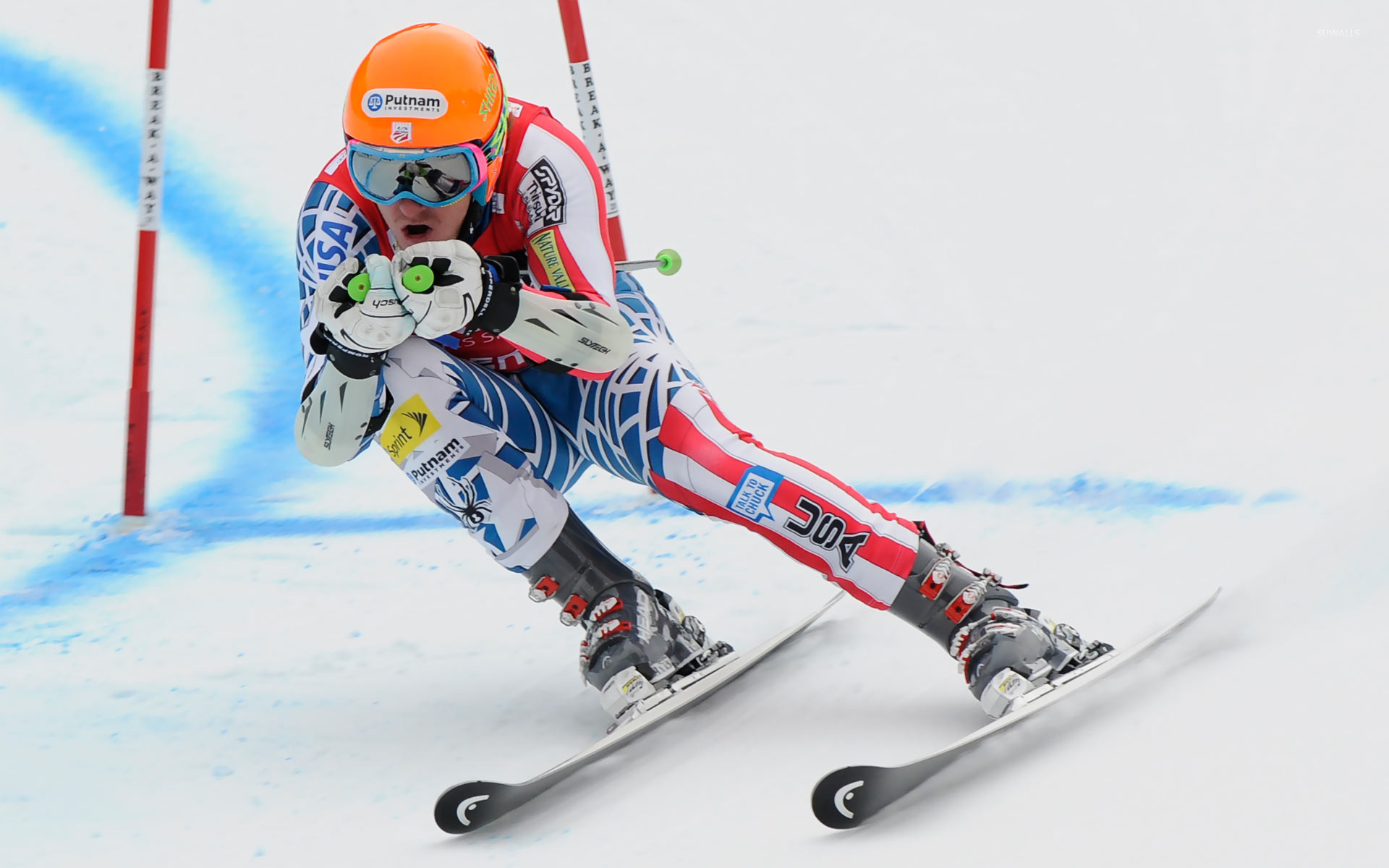 Ted Ligety, Sports wallpaper, Alpine skiing champion, Skiing enthusiast, 1920x1200 HD Desktop