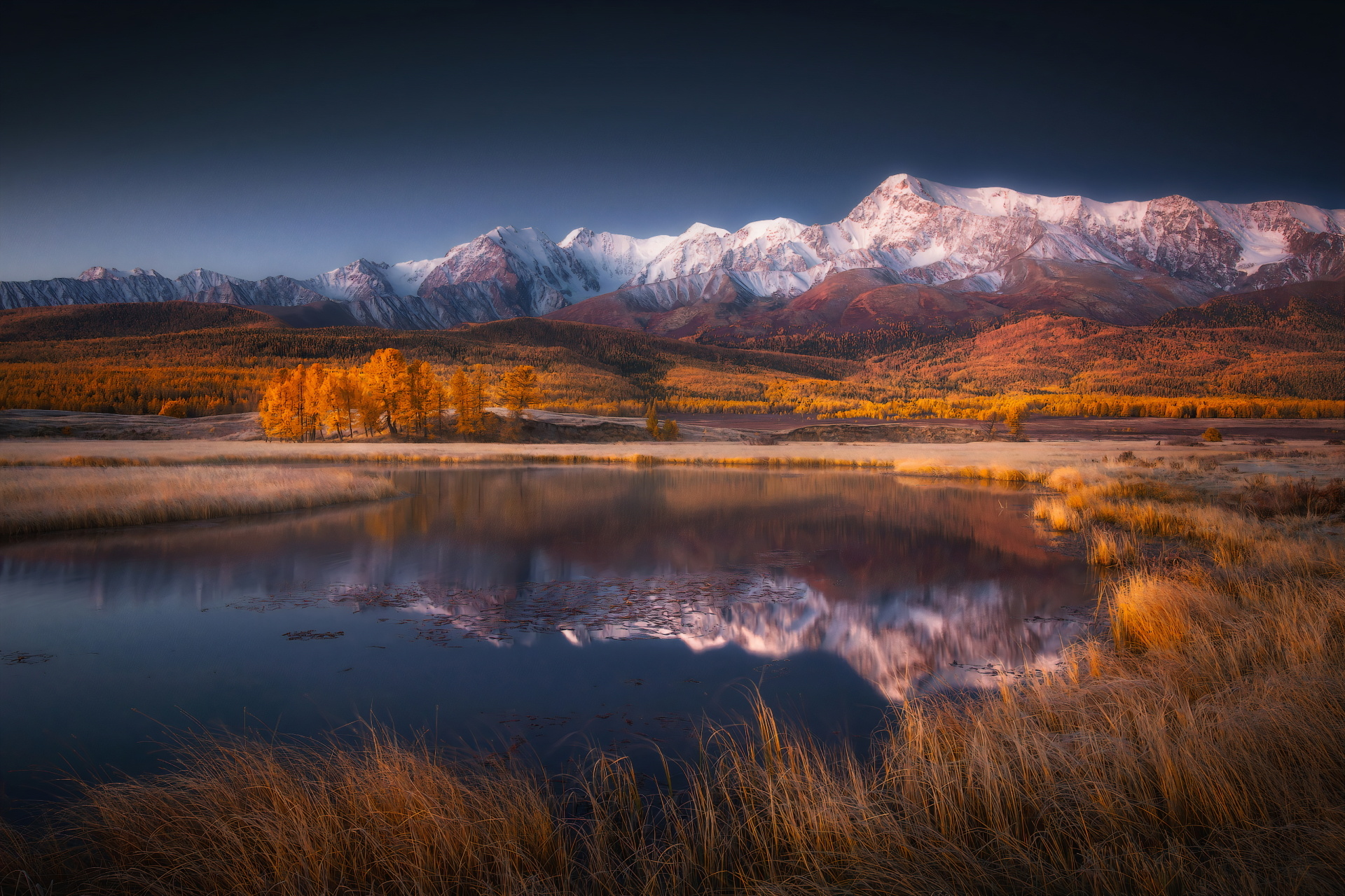 Altai Mountains, Dzhangyskol Lake, 1920x1280 HD Desktop