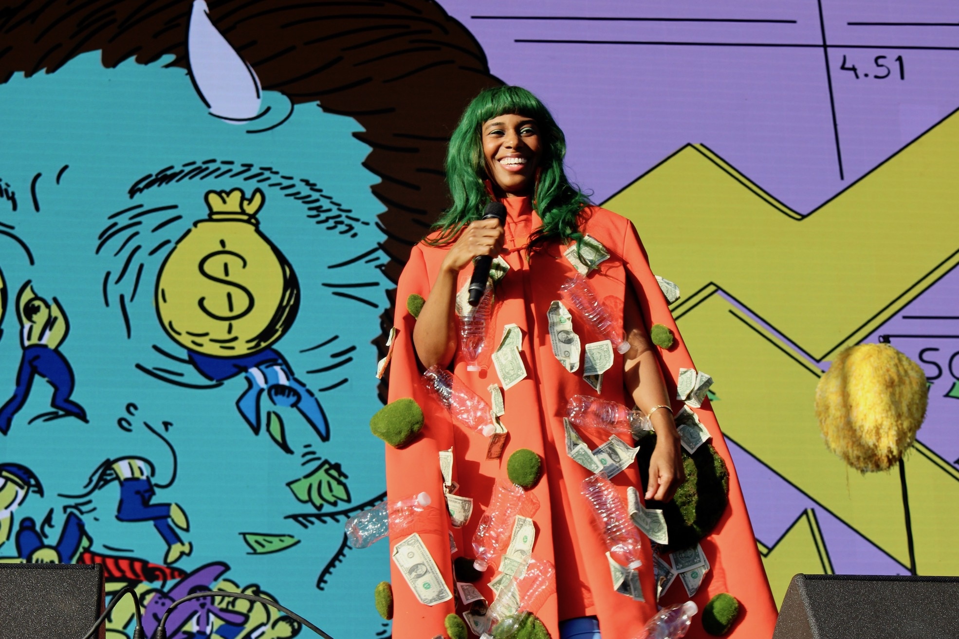 Santigold, Unique stage presence, Enigmatic persona, Diverse musical influences, 1970x1320 HD Desktop