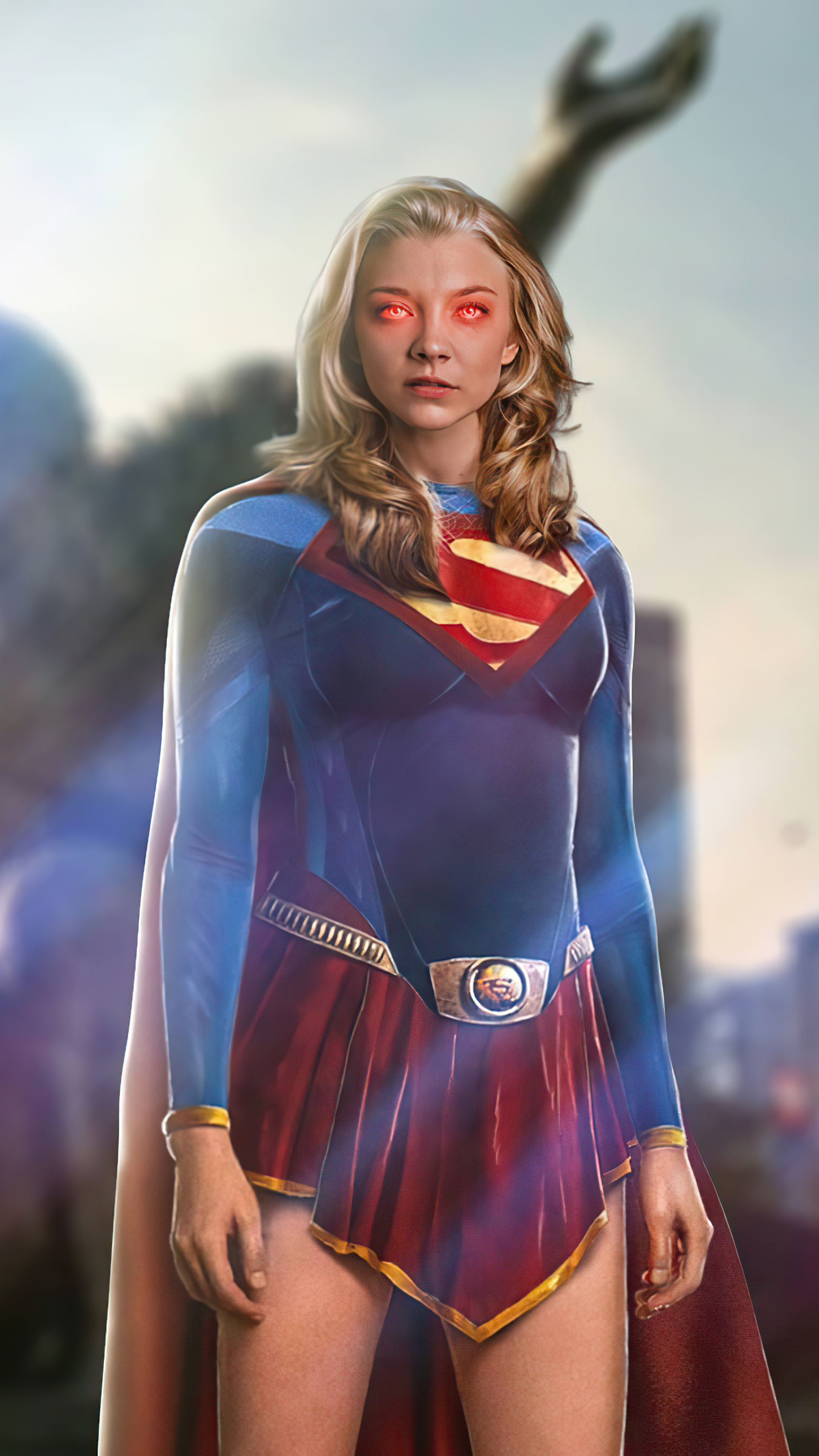 Natalie Dormer, Supergirl, HD wallpapers, Images, 2160x3840 4K Phone