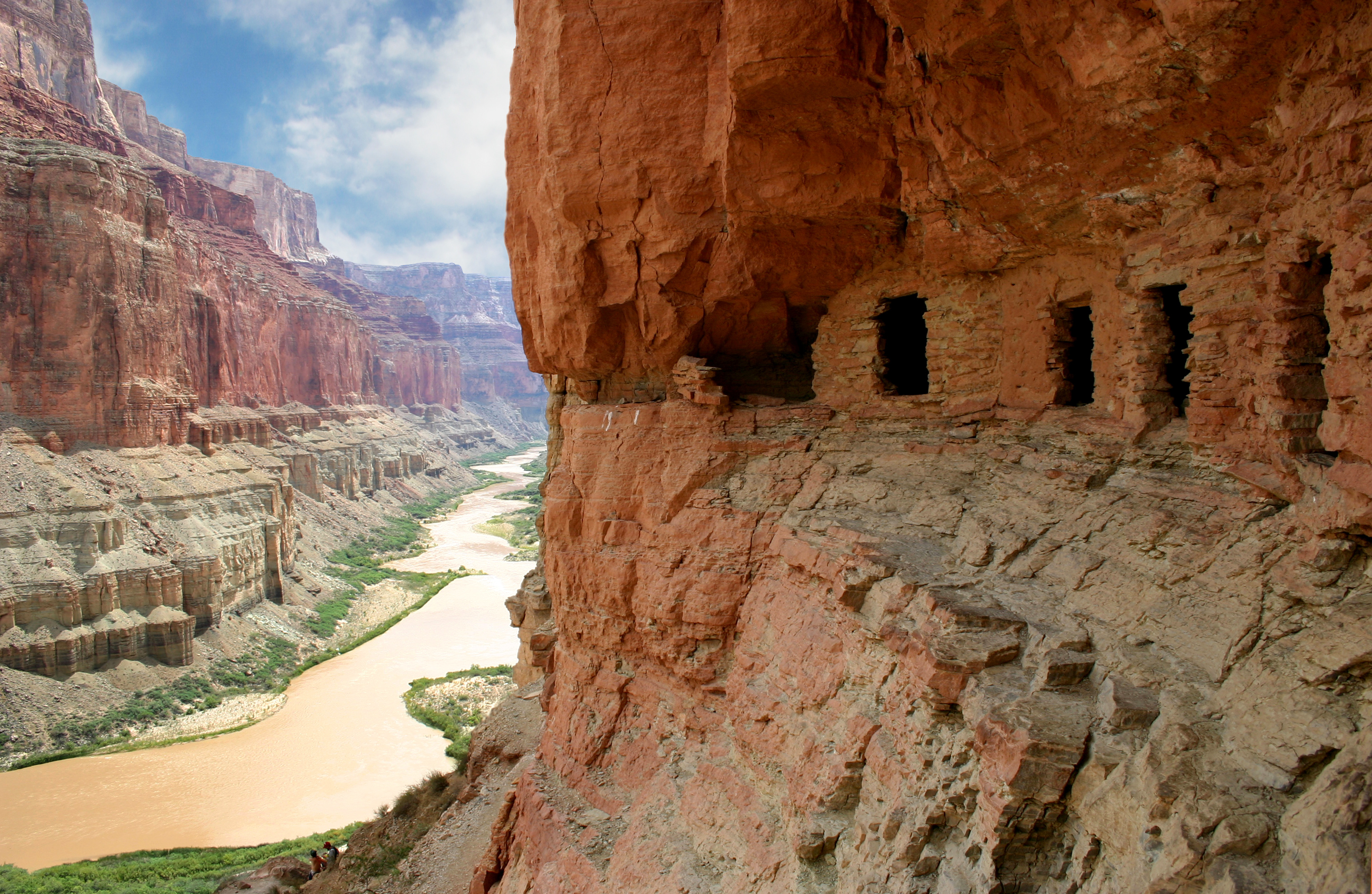 The Colorado River, World Heritage site, Grand Canyon's magnificence, Natural wonder, 3040x1980 HD Desktop