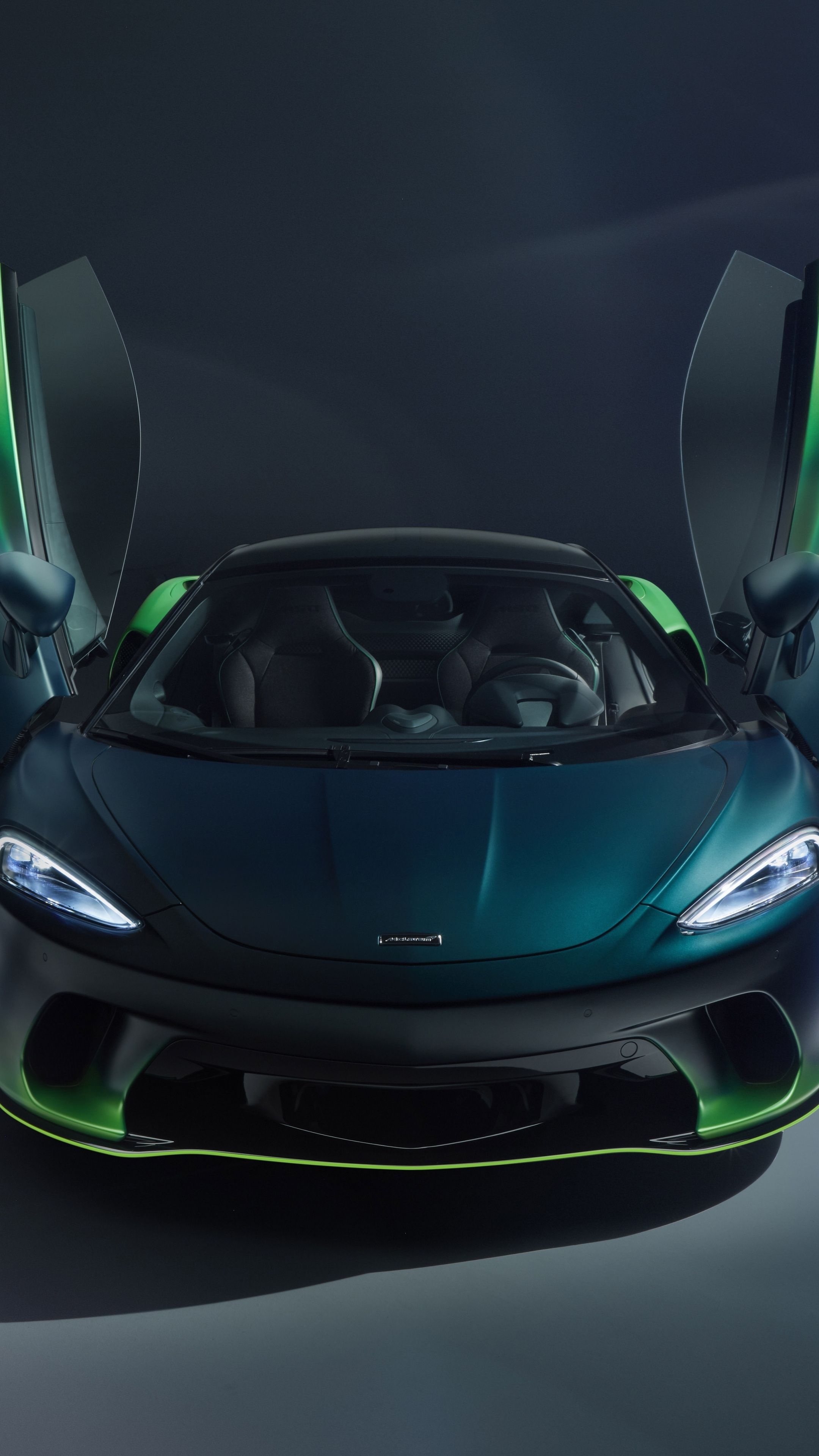 McLaren GT, Green supercar elegance, 2160x3840 4K Phone