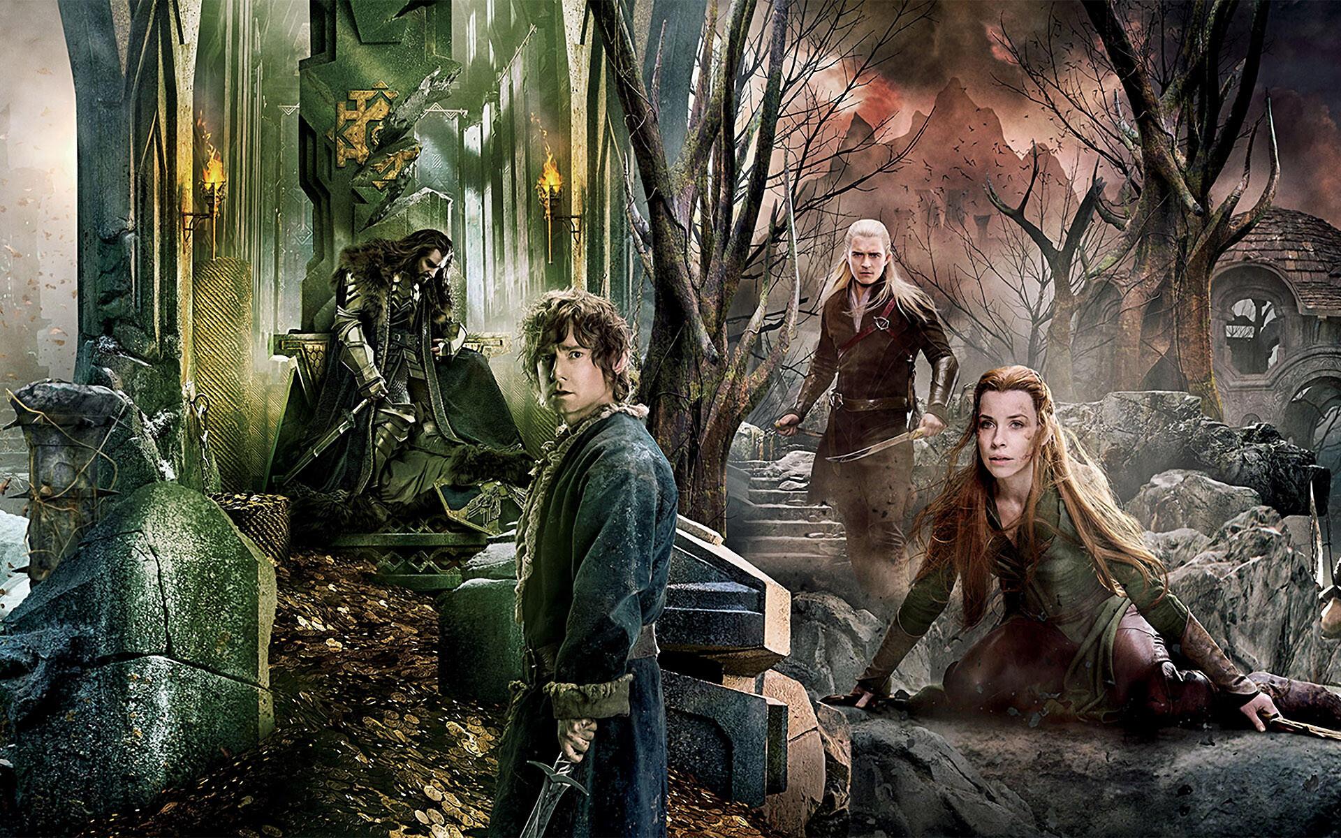 The Hobbit, High definition wallpapers, Middle-Earth saga, Fantasy epic, 1920x1200 HD Desktop