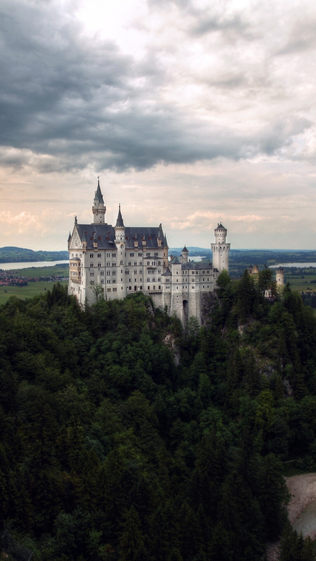 Neuschwanstein Castle, Man-made, 1080x1920 Full HD Phone