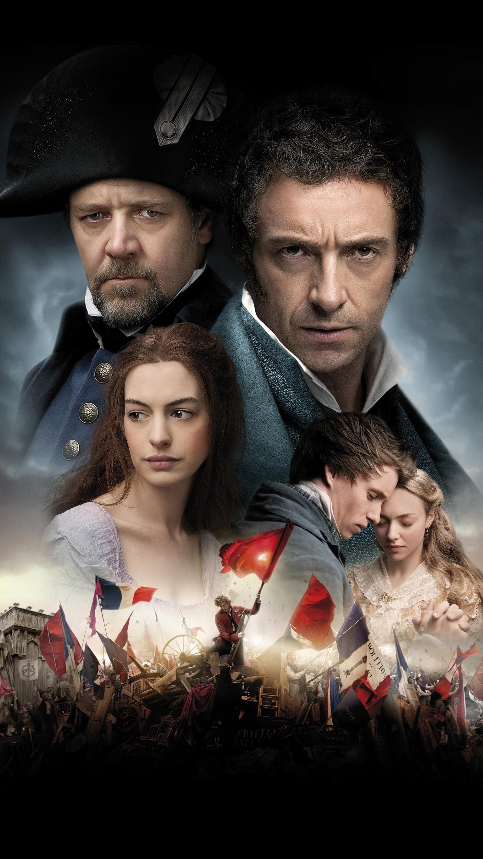 Les Miserables, 2012 movie, Powerful story, Unforgettable characters, 1540x2740 HD Phone