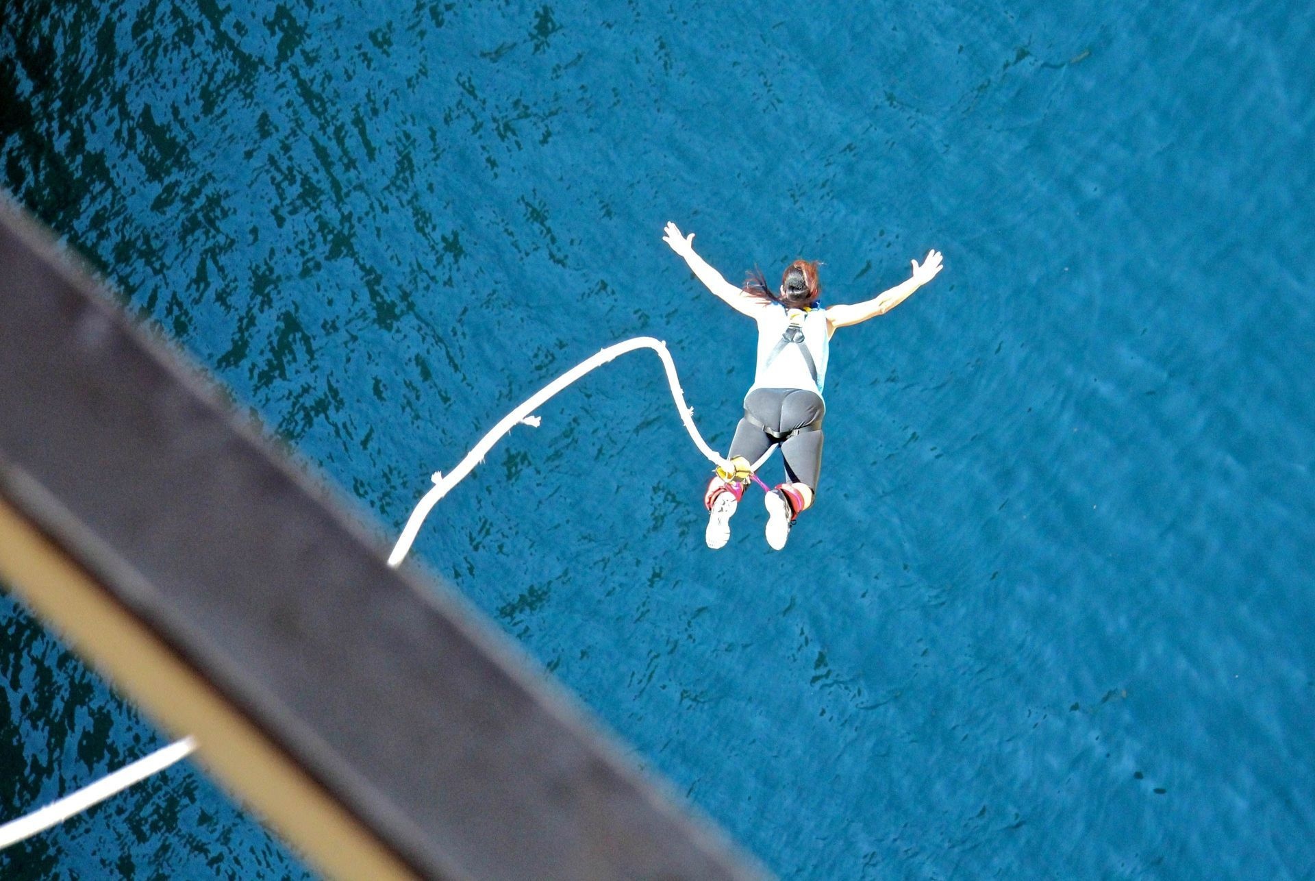 Bungee jumping in Greece, Extreme sport, Adrenaline rush, Thrilling, 1920x1290 HD Desktop