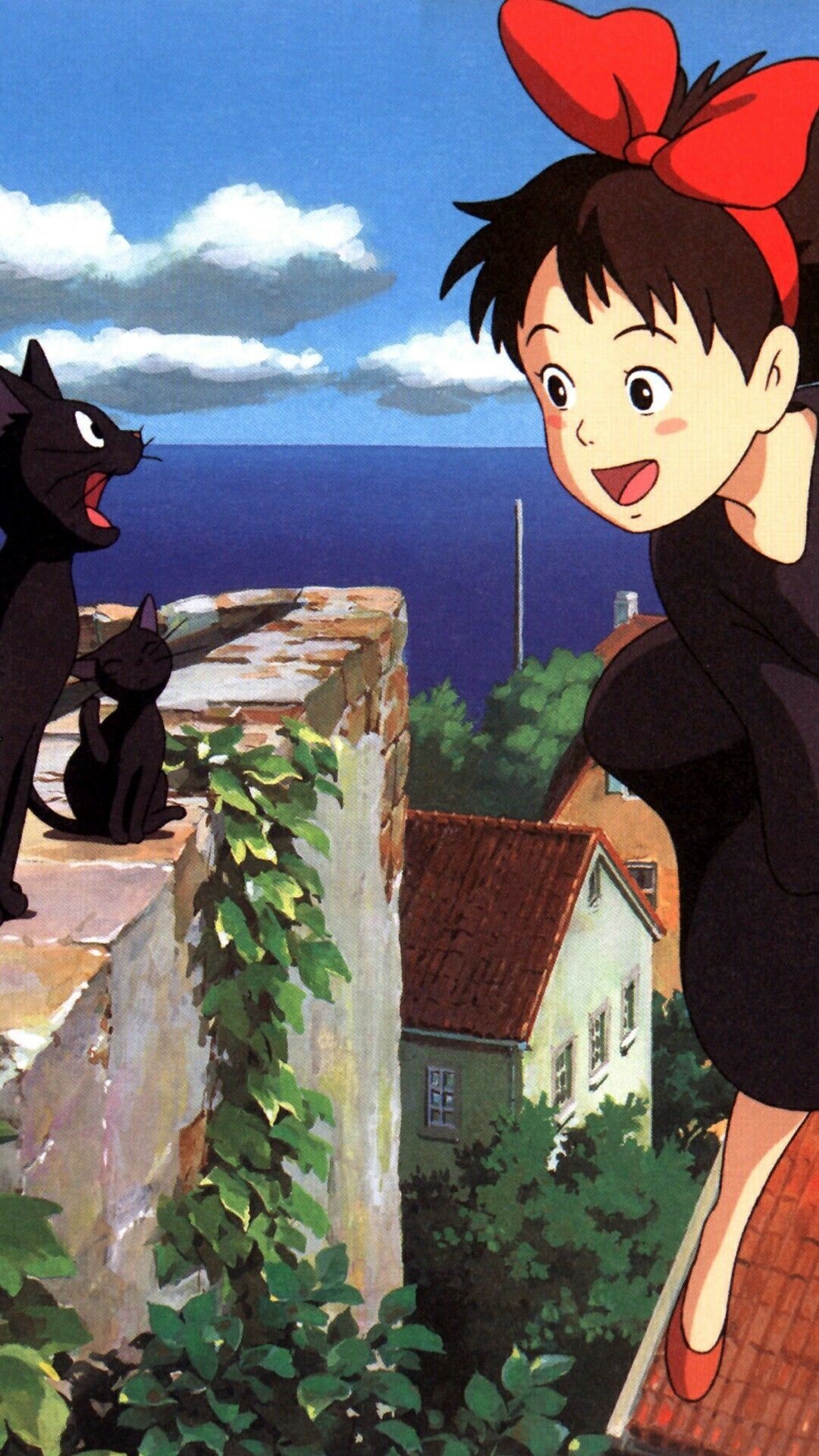Kiki's Delivery Service, Anime magic, Adorable witch, Quirky adventures, 1080x1920 Full HD Phone