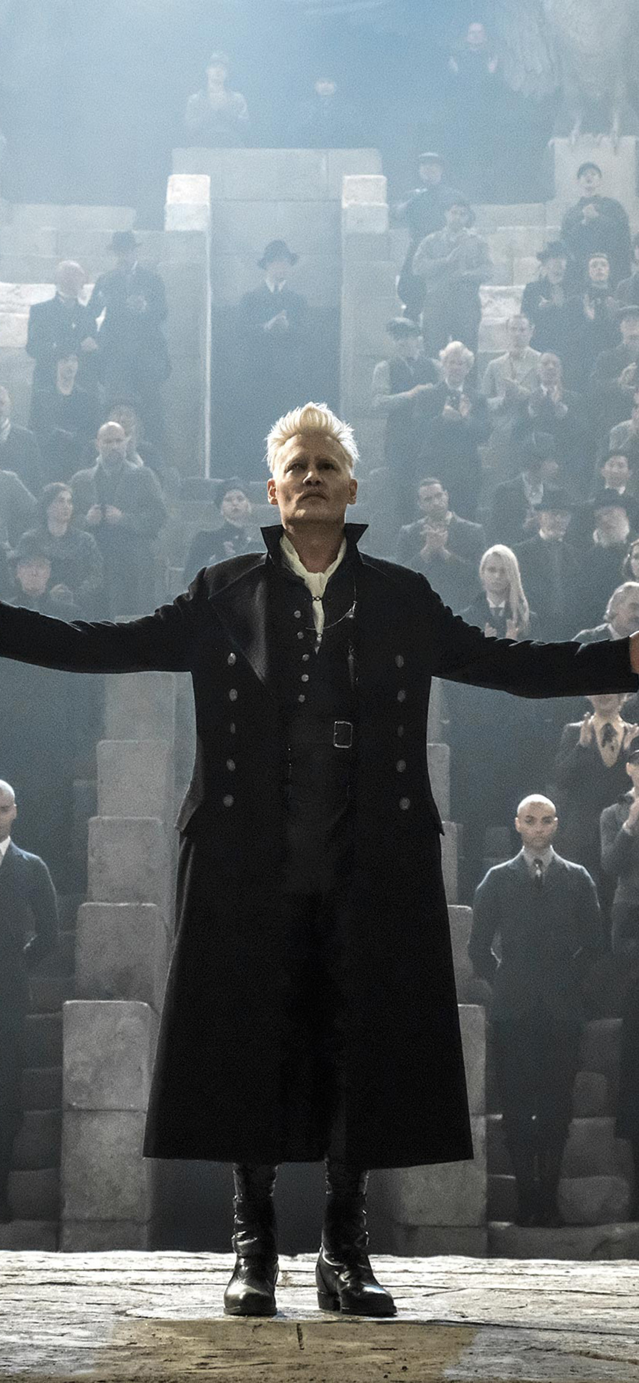 Johnny Depp, Gellert Grindelwald, iPhone XS Max, HD wallpapers, 1250x2690 HD Phone