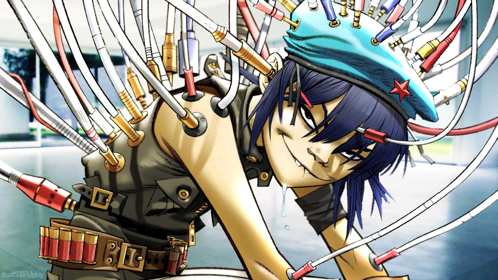 Noodle (Gorillaz), Fascinating character, Artistic wallpapers, Top-quality backgrounds, 1920x1080 Full HD Desktop