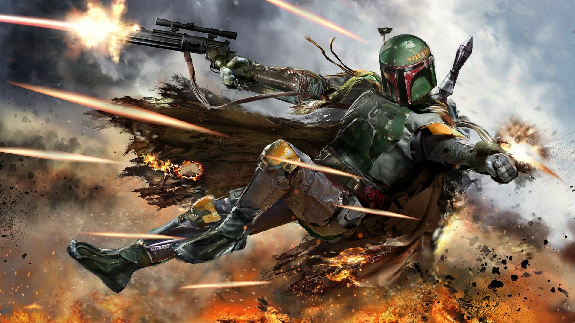 The Book of Boba Fett, Boba Fett, 4K wallpapers, Backgrounds, 1920x1080 Full HD Desktop