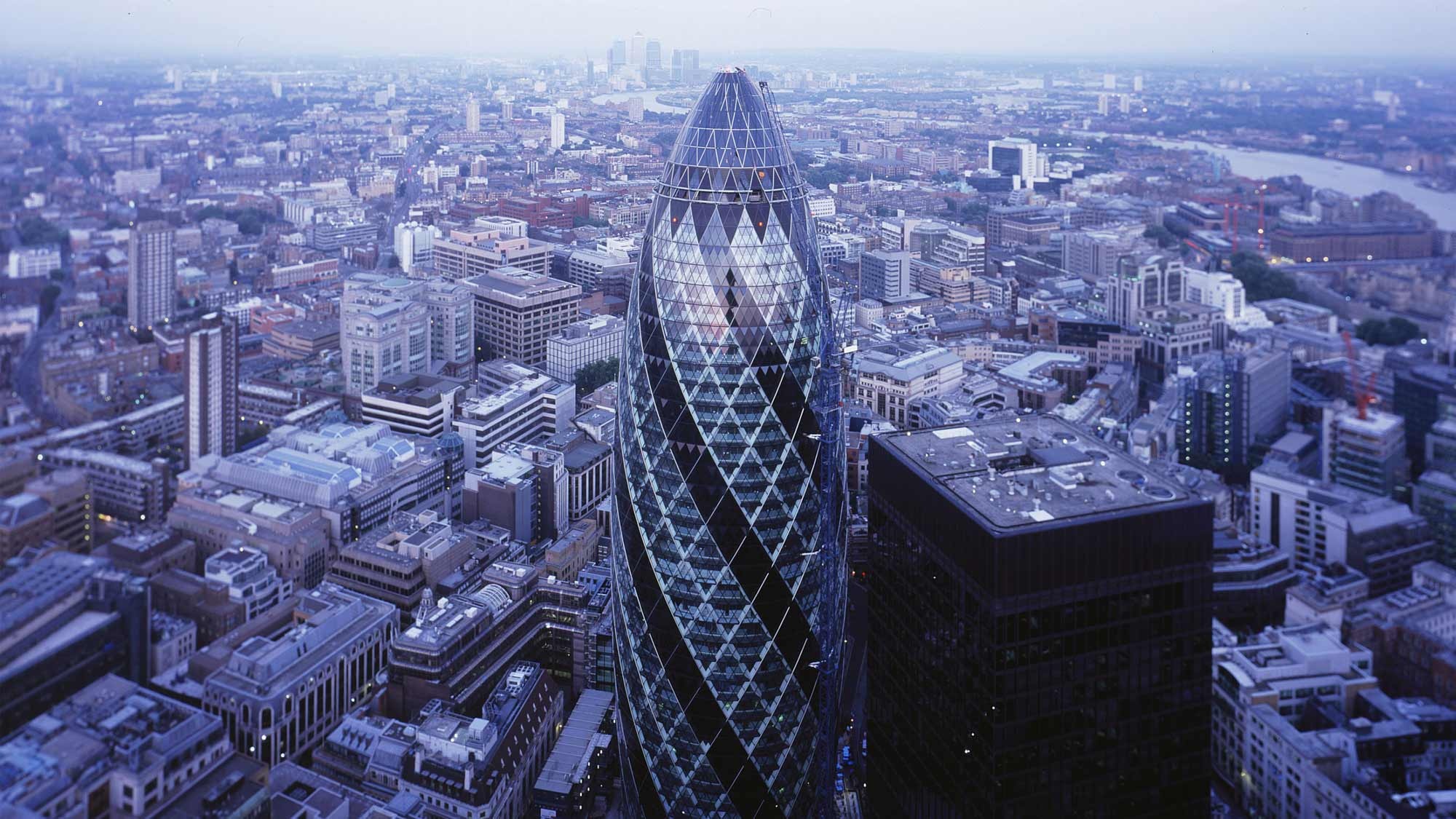 The Gherkin, 3D modelling, Architectural design, Arup, 2000x1130 HD Desktop