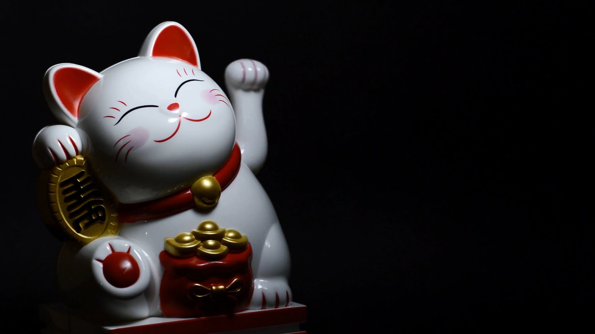 Japanese Lucky Cat, Lucky cat wallpapers, Sarah Thompson, Lucky cat, 1920x1080 Full HD Desktop