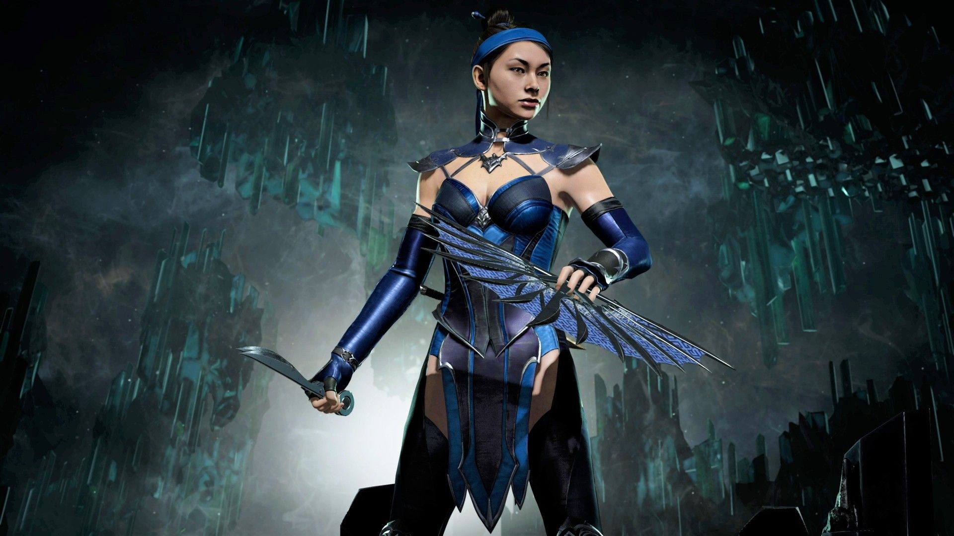 Kitana, Mortal Kombat, Mortal Kombat art, Character, 1920x1080 Full HD Desktop