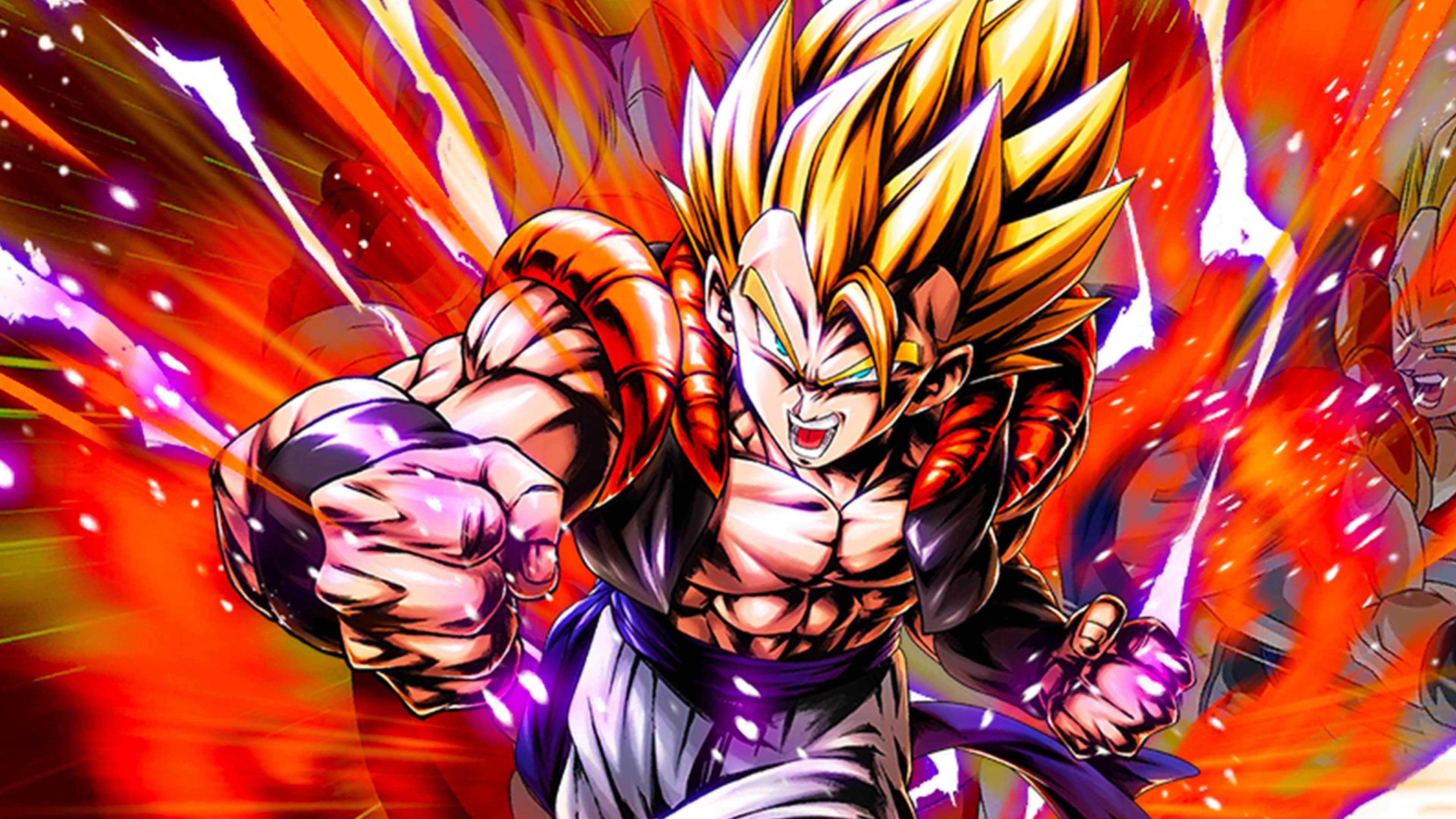 Anime character, Legendary fusion, High-resolution artwork, Gogeta, 3840x2160 4K Desktop