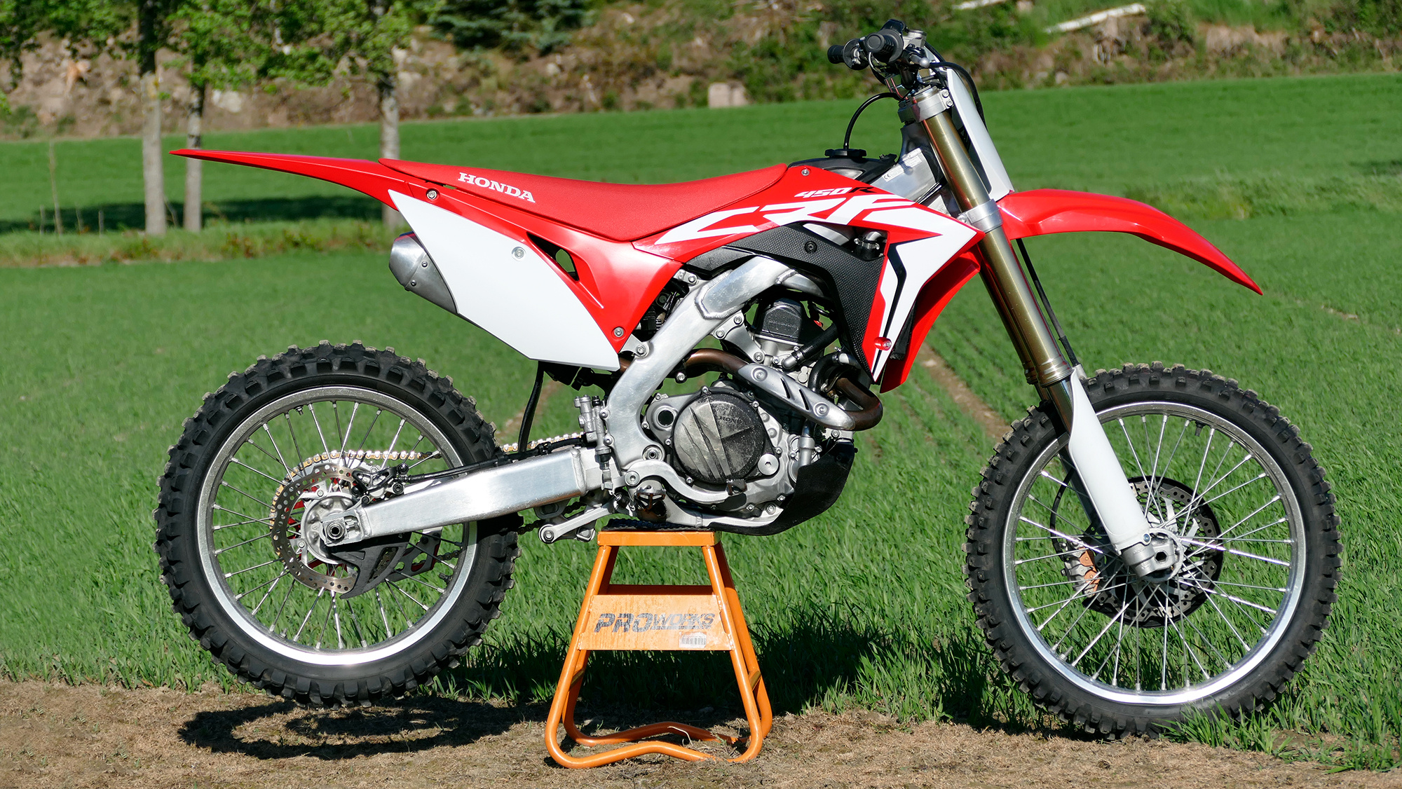 Honda CRF450R, 2018 model, MC service, 2000x1130 HD Desktop